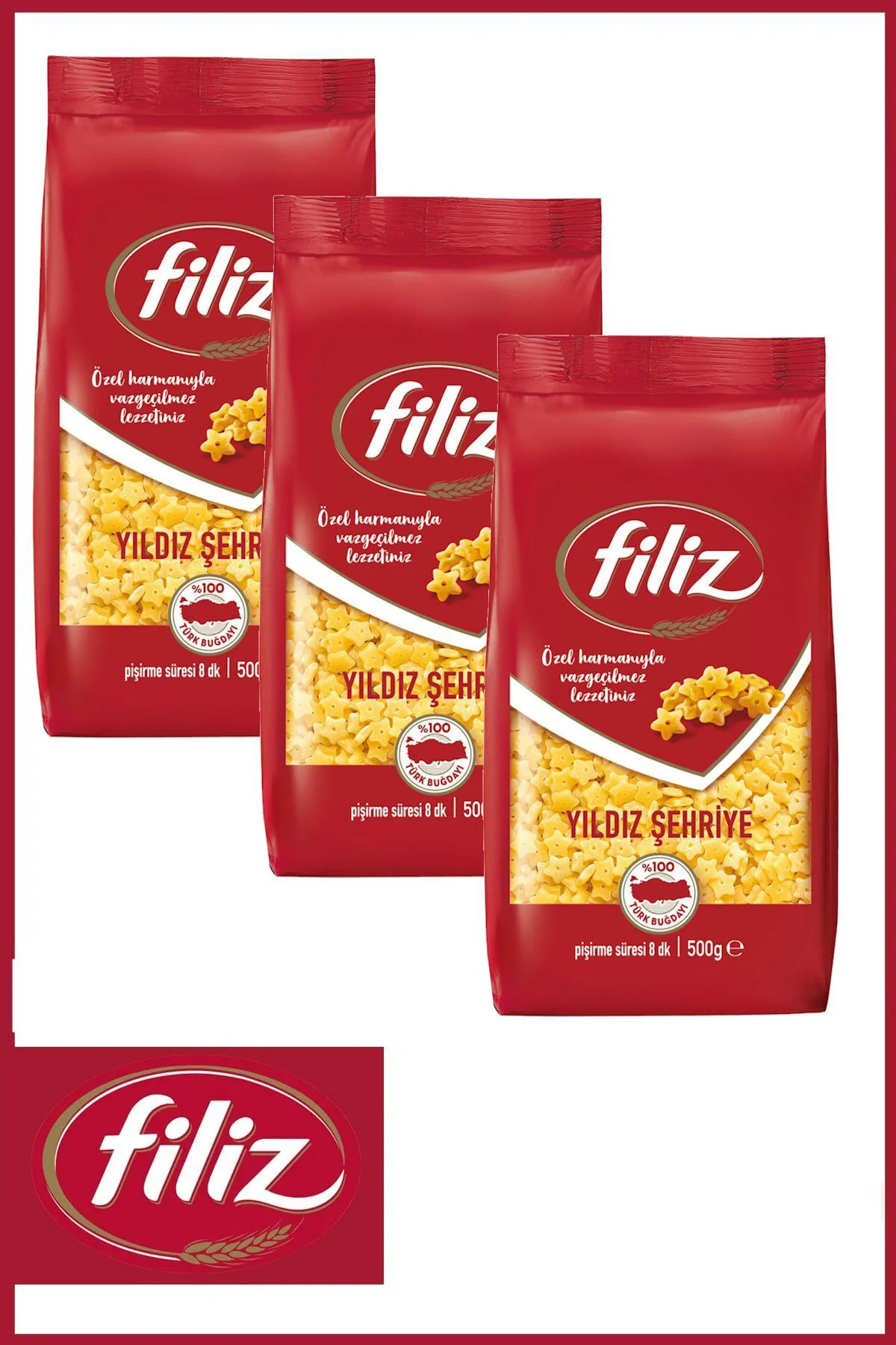 Filiz Yıldız Şehriye 500gr X 3 Adet Fiyatı, Yorumları ve Özellikleri