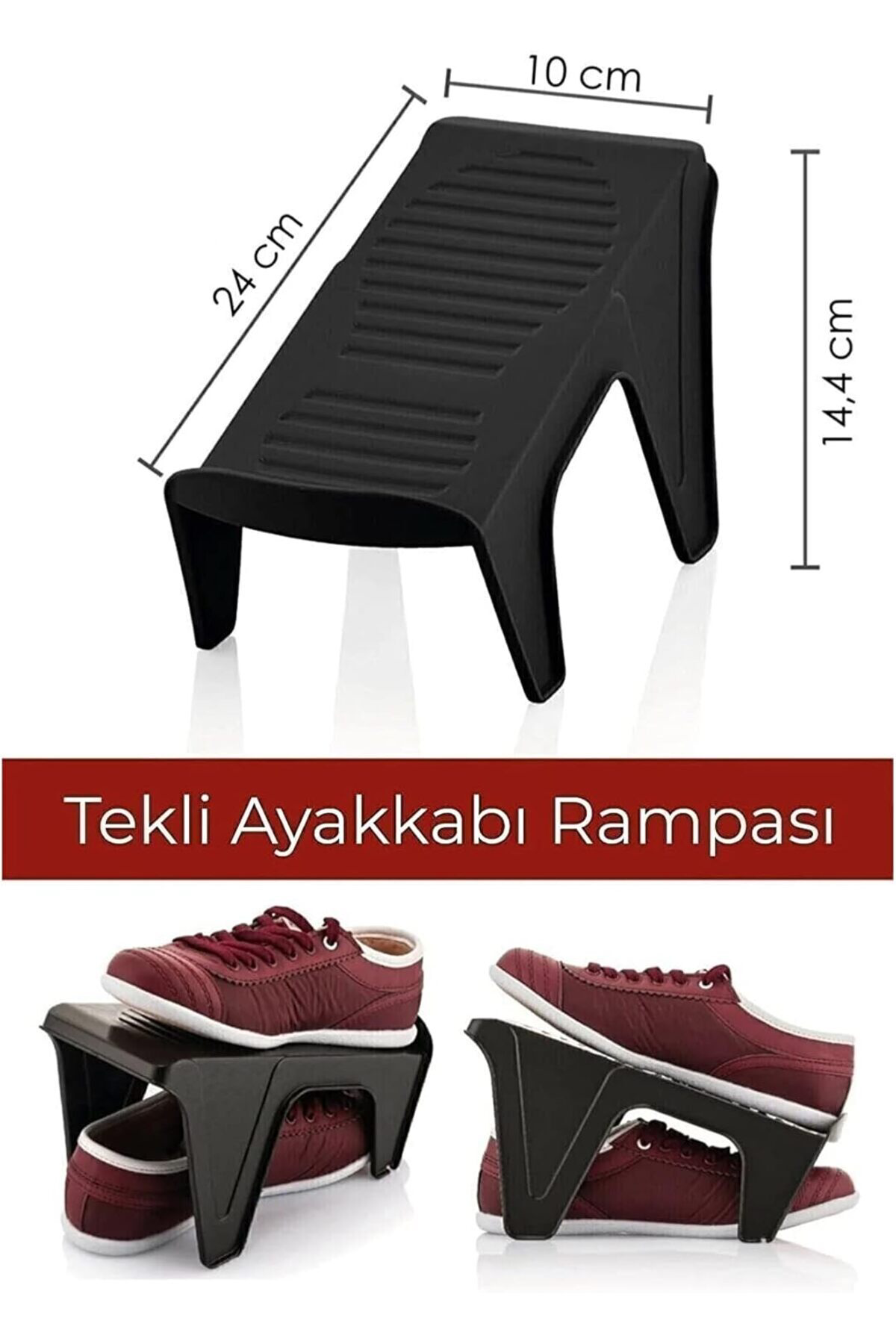 FilizoraSell Lirazon 10 Adet Ayakkabı Rampası, Tekli Ayakkabı Düz