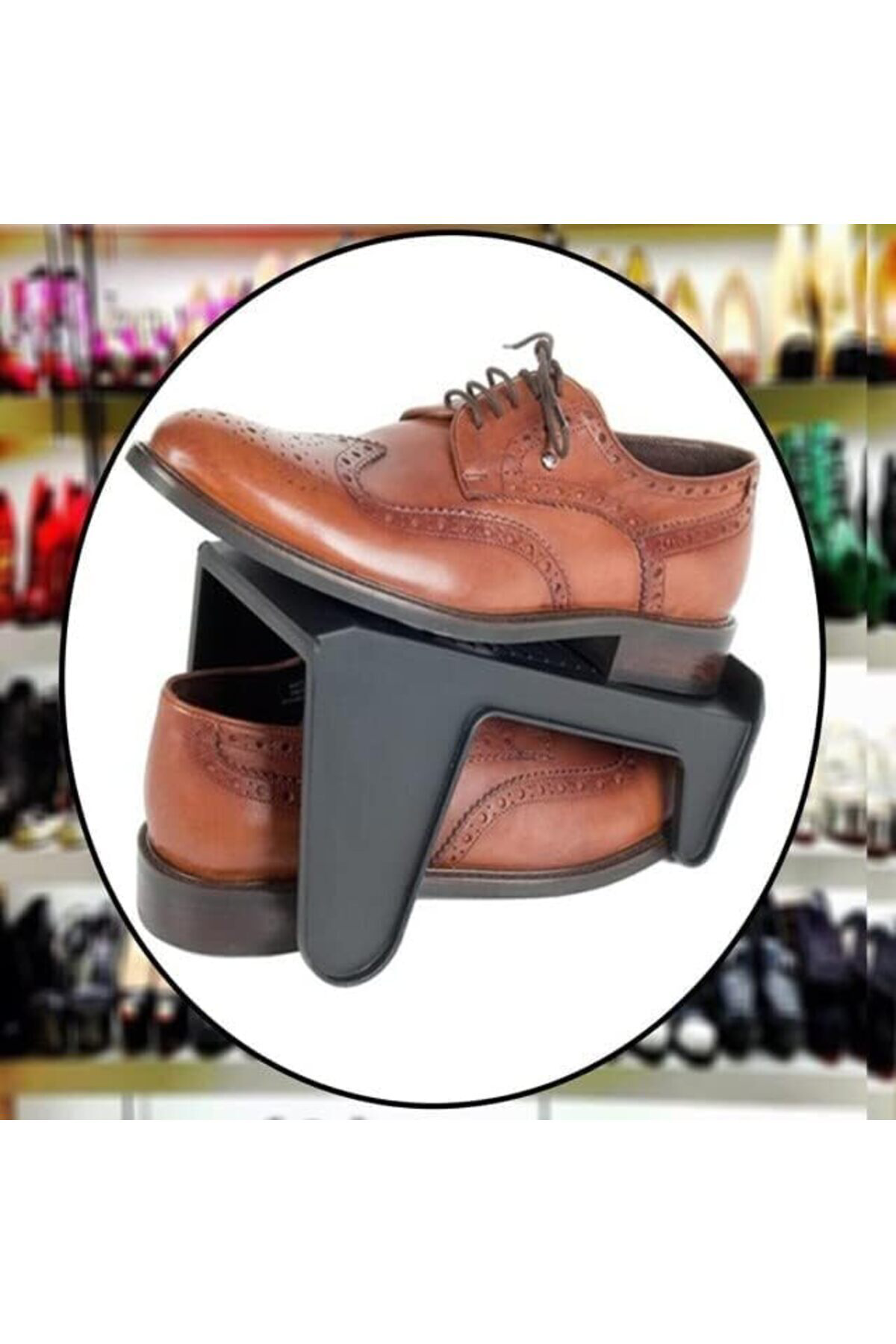 FilizoraSell Lirazon 10 Adet Ayakkabı Rampası, Tekli Ayakkabı Düz