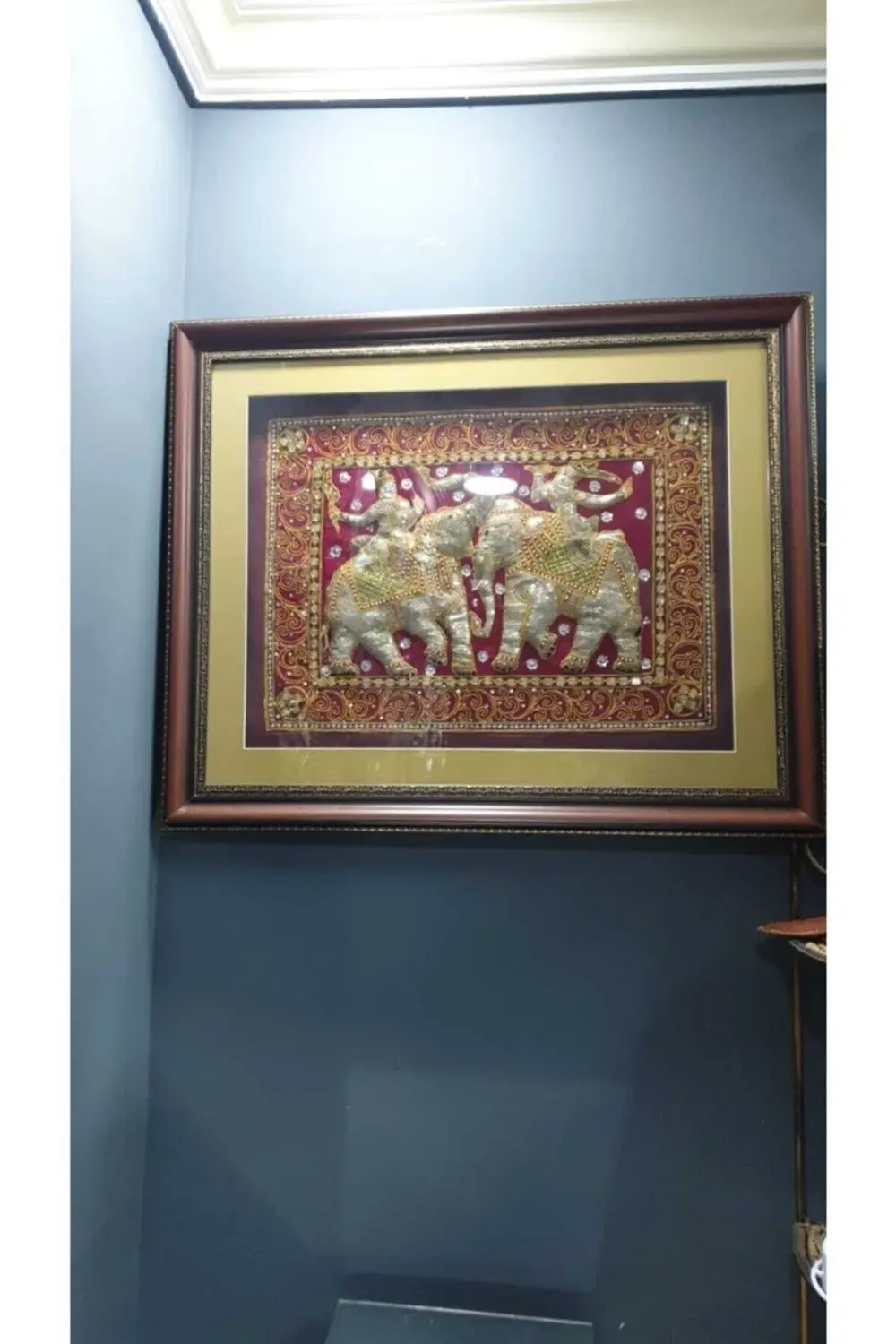 Filli Kumaş Çerçeveli Pano