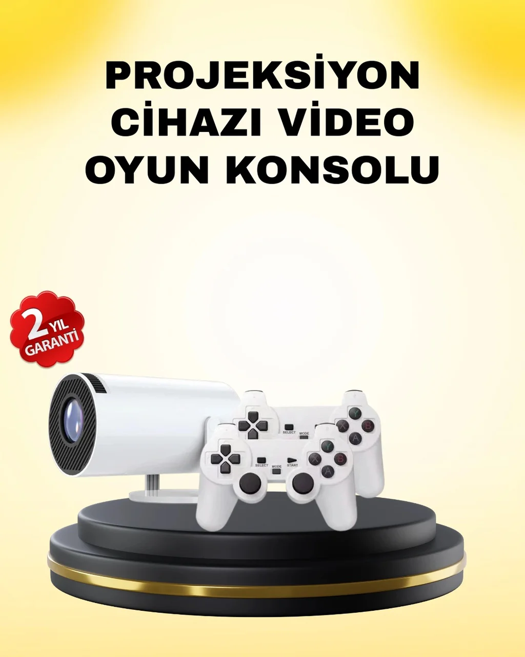 Film Dizi Ve Oyun İçin Taşınabilir Kablosuz Mini Projeksiyon