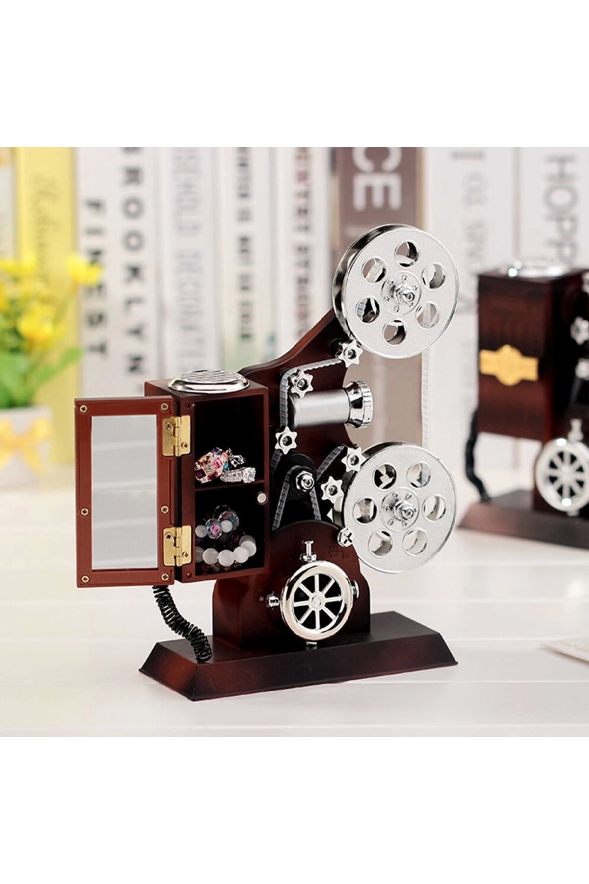 	 Yuba Avm Film Makinesi Görünümlü Müzik Kutusu