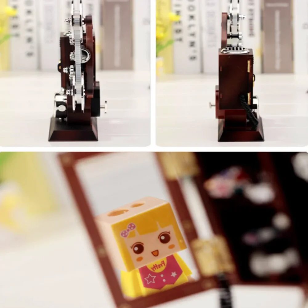 Film Makinesi Tasarımlı Dekoratif Müzik Kutusu Hediyelik