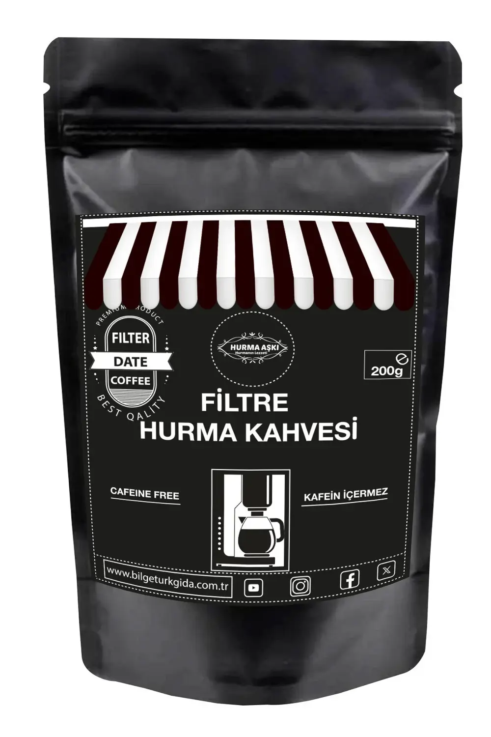 Filtre Hurma Kahvesi 200 Gr