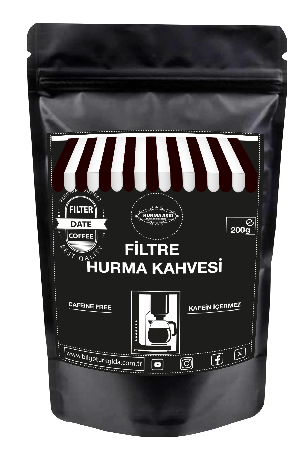 Filtre Hurma Kahvesi 200 Gr