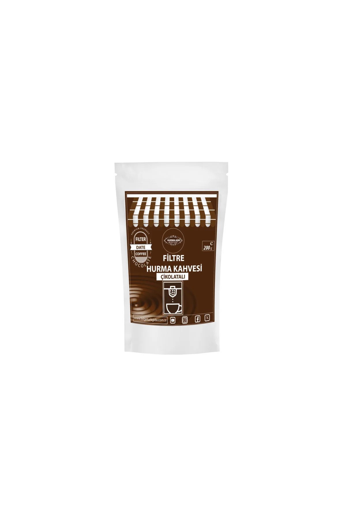 Filtre Hurma Kahvesi Çikolatalı 200 Gr Filtre Hurma Kahvesi Çikolatalı 200 Gr - Görsel 2