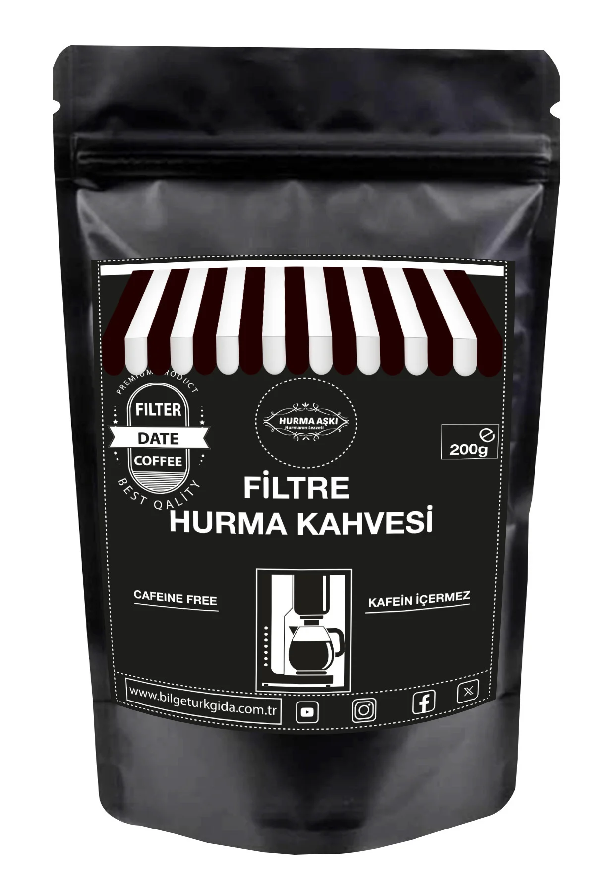 Filtre Hurma Kahvesi 200 Gr Filtre Hurma Kahvesi 200 Gr - Görsel 2