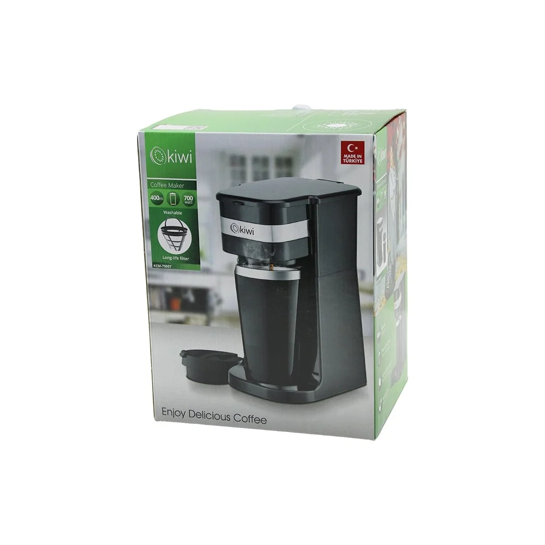 Filtre Kahve Makinesi Elektrikli 700w 400ml=portatif Çelik Bardak=2-saat Sıcak Tut Yıkanır Filtre Kcm-7505t Bx40 Fiyatı, Yorumları ve Özellikleri