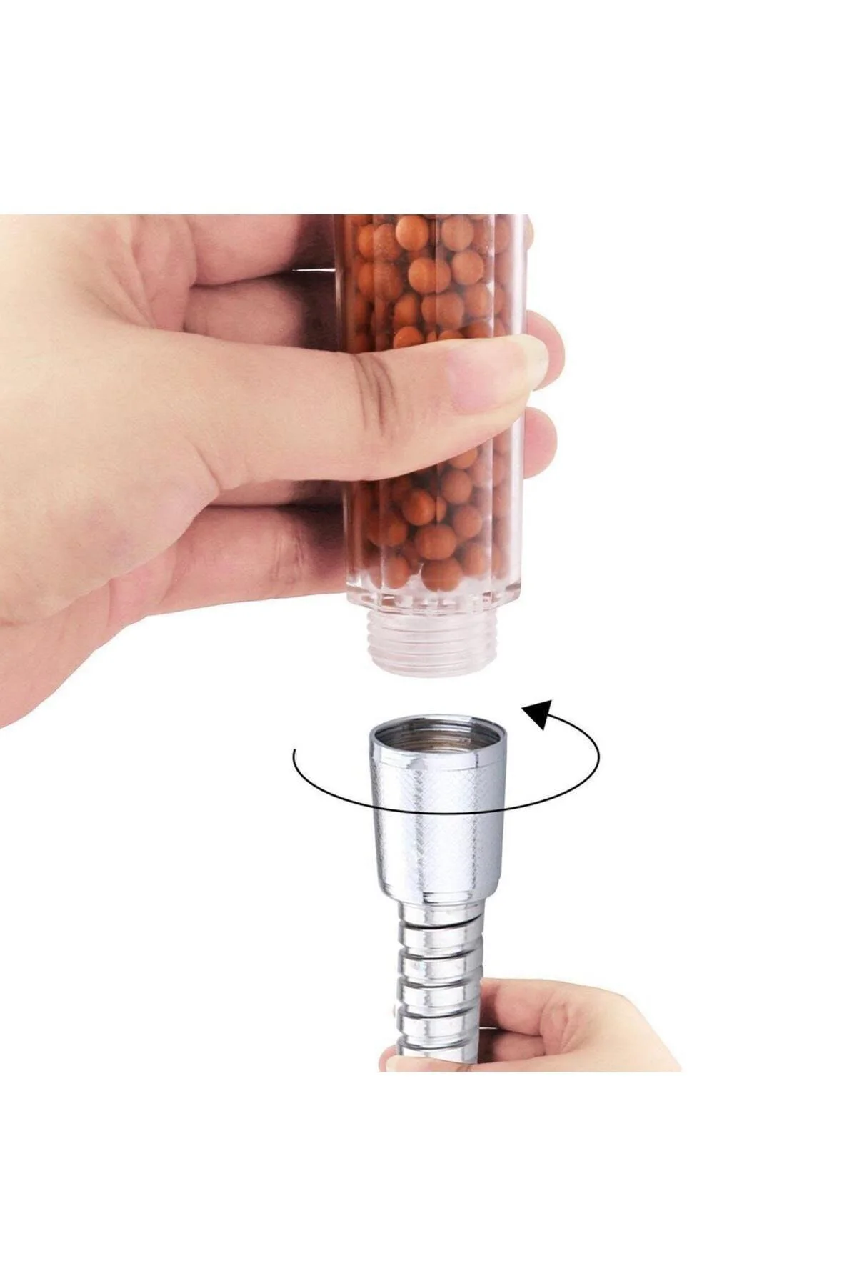 Filtreli Arıtmalı Boncuklu Set Su Tasarruflu Eco Duş Başlığı Krom Hortum Ve Mafsal Filtreli Arıtmalı Boncuklu Set Su Tasarruflu Eco Duş Başlığı Krom Hortum Ve Mafsal