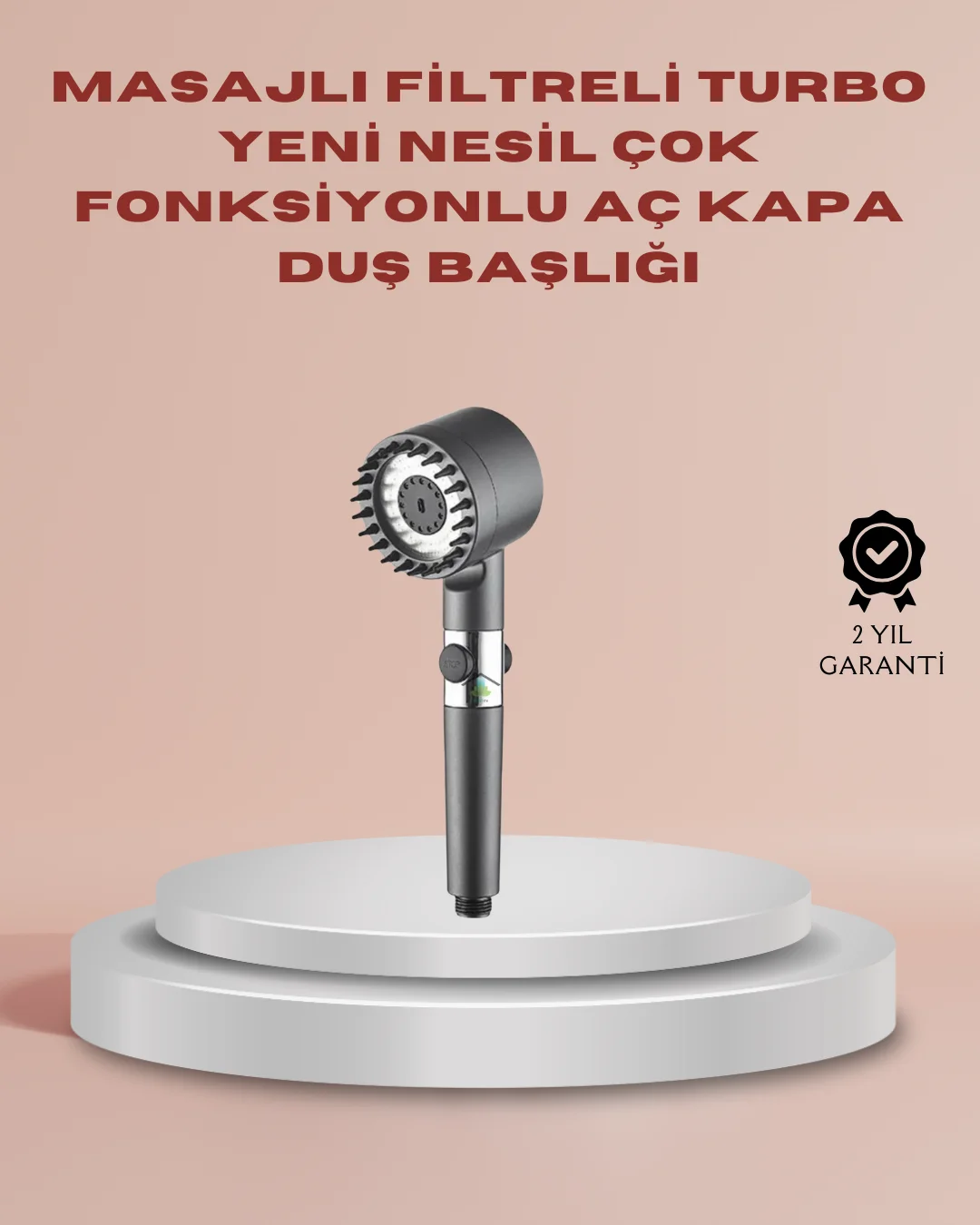 Filtreli Masaj Özellikli Duş Başlığı Aç Kapa Tuşlu Filtreli Masaj Özellikli Duş Başlığı Aç Kapa Tuşlu