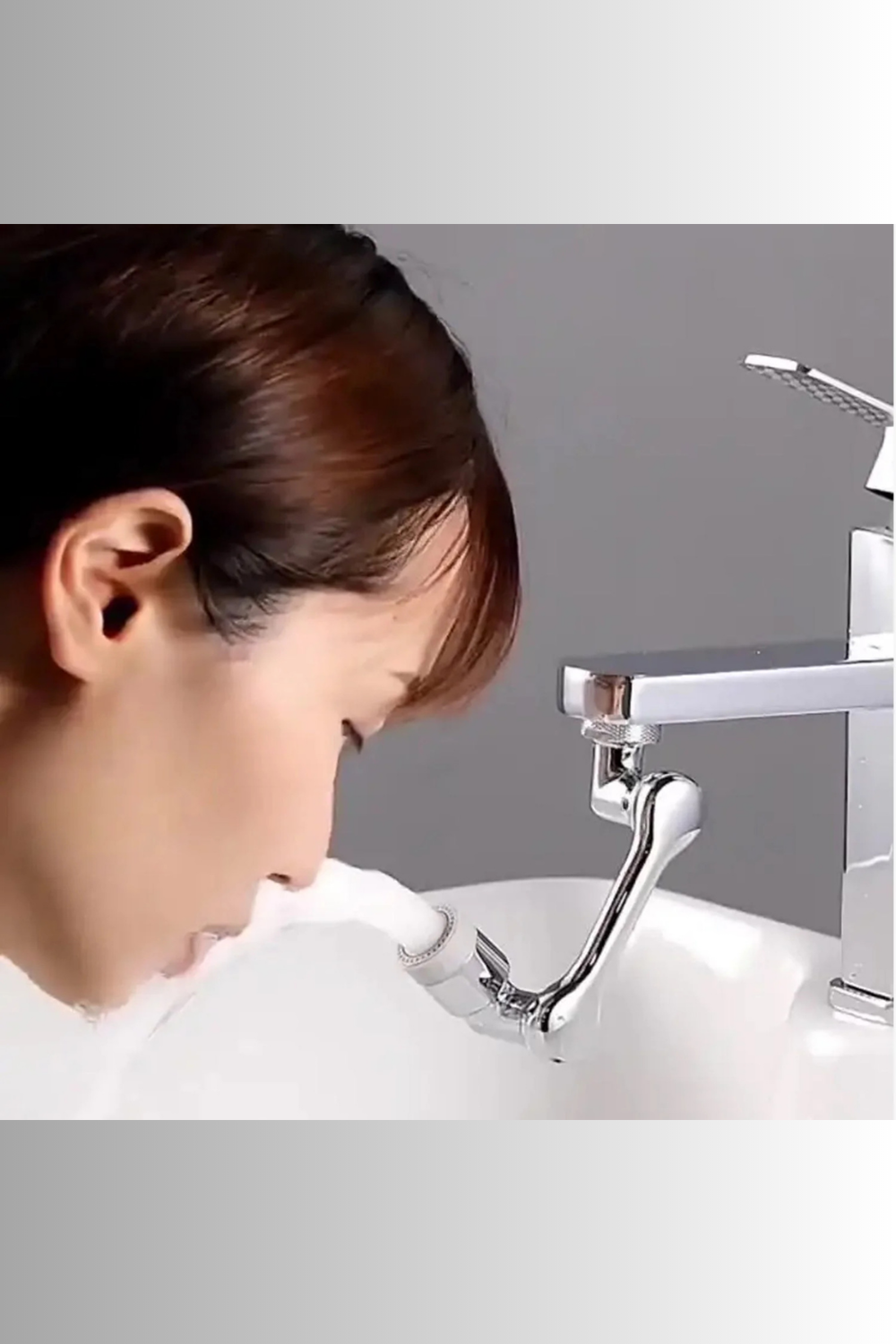 Filtreli Mutfak Banyo Musluk Başlığı 180 Derece Dönebilen Fonksiy