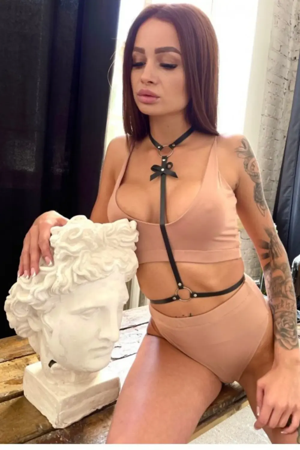 FİLY İÇ GİYİM SUNİ DERİ FANTEZİ AKSESUAR GM3466