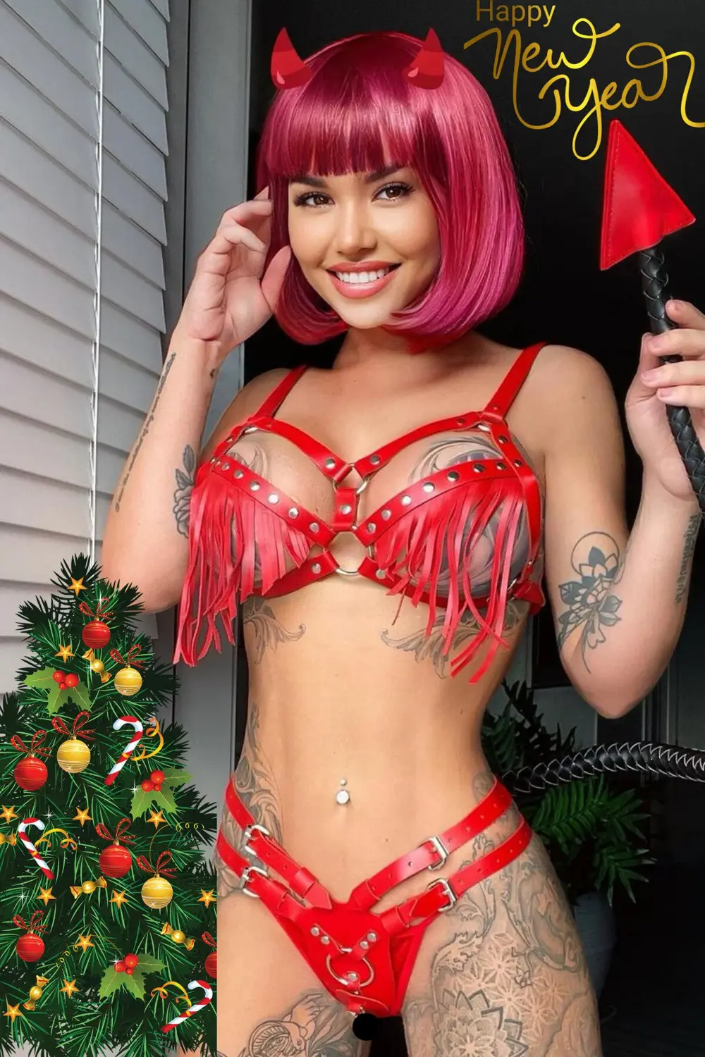 FİLY İÇ GİYİM SUNİ DERİ FANTEZİ TAKIM 2137