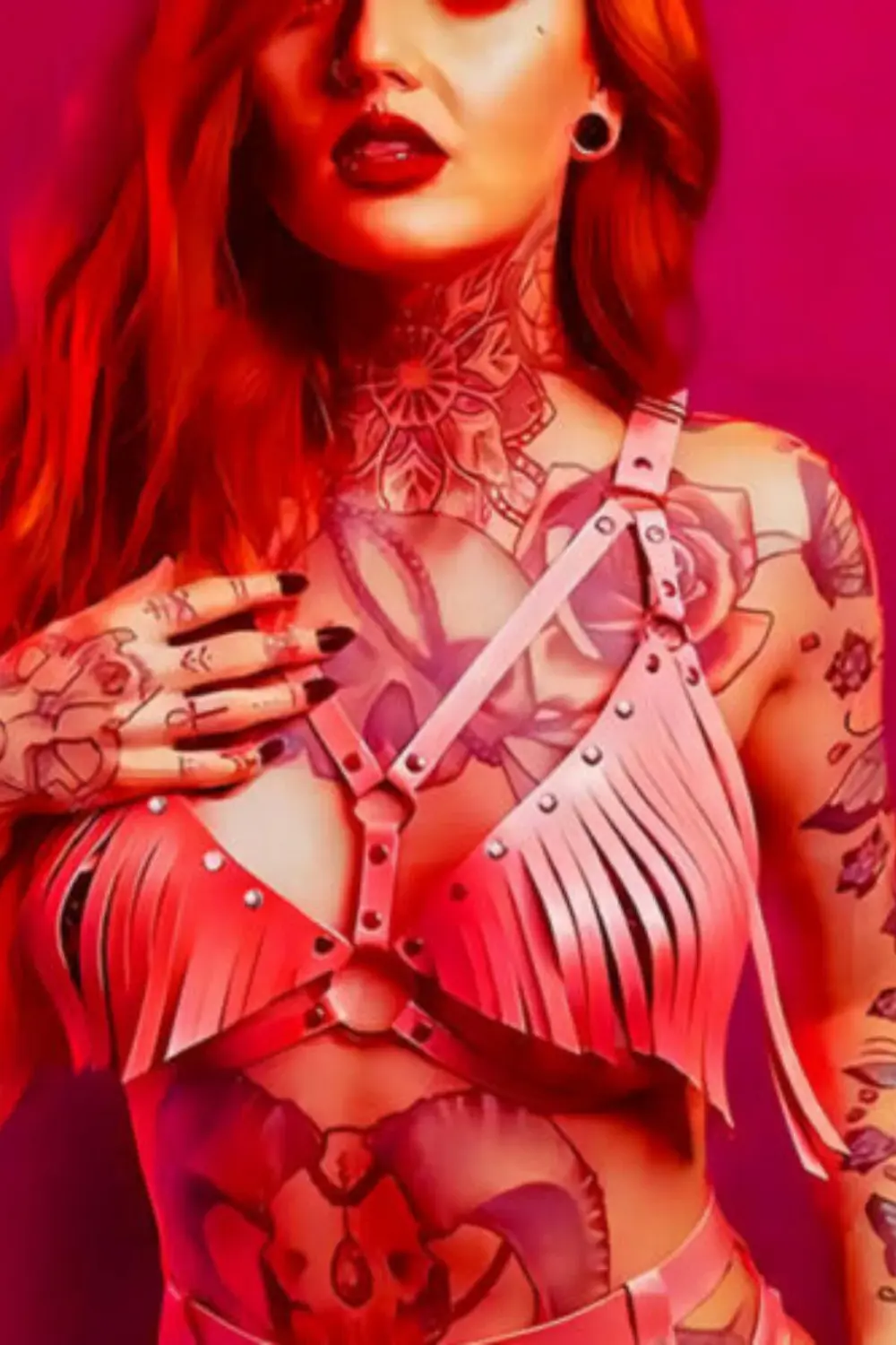 FİLY İÇ GİYİM SUNİ DERİ FANTEZİ TAKIM 2161