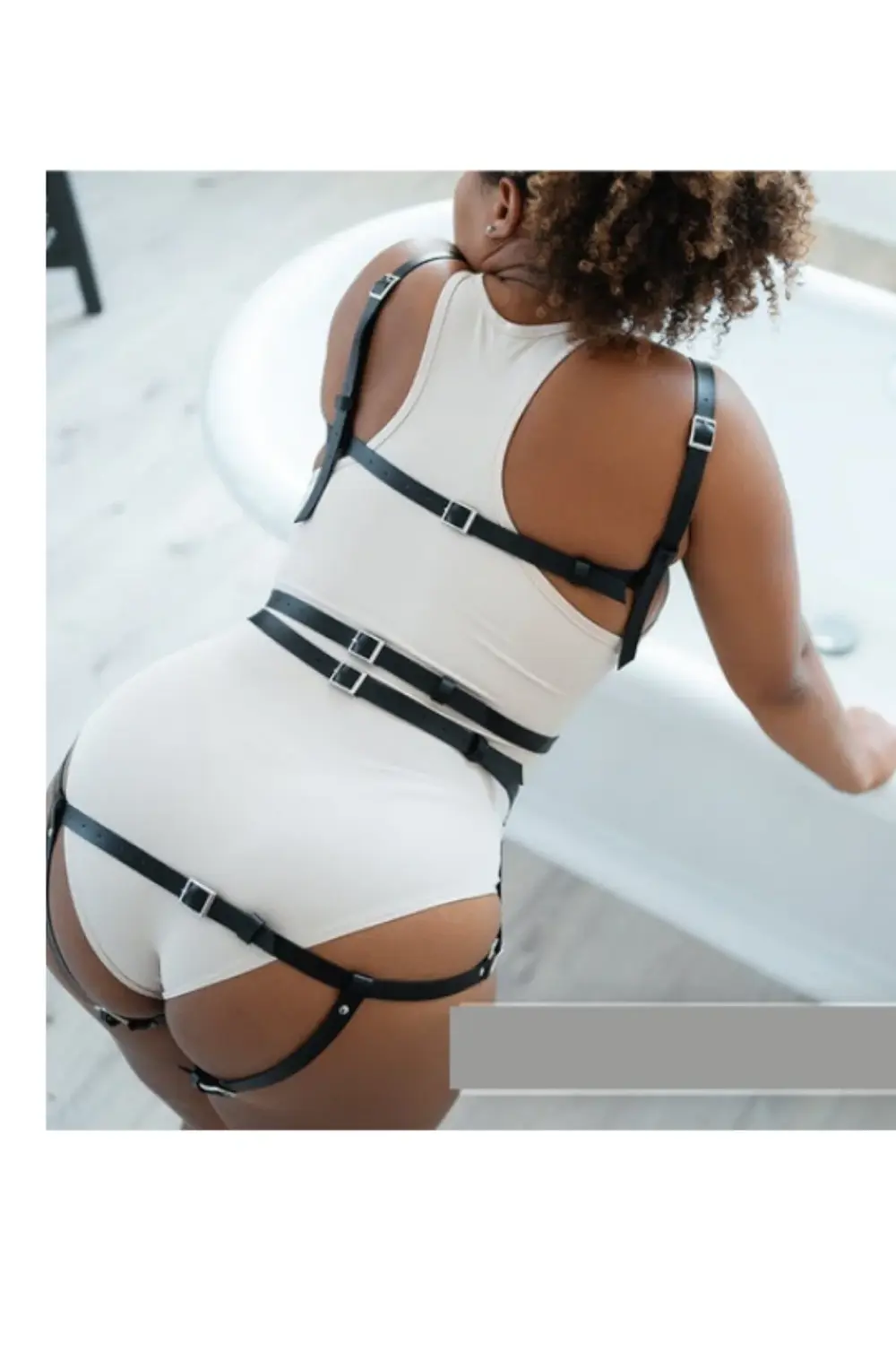 FİLY İÇ GİYİM SUNİ DERİ FANTEZİ TAKIM 2XL-3XL 2063