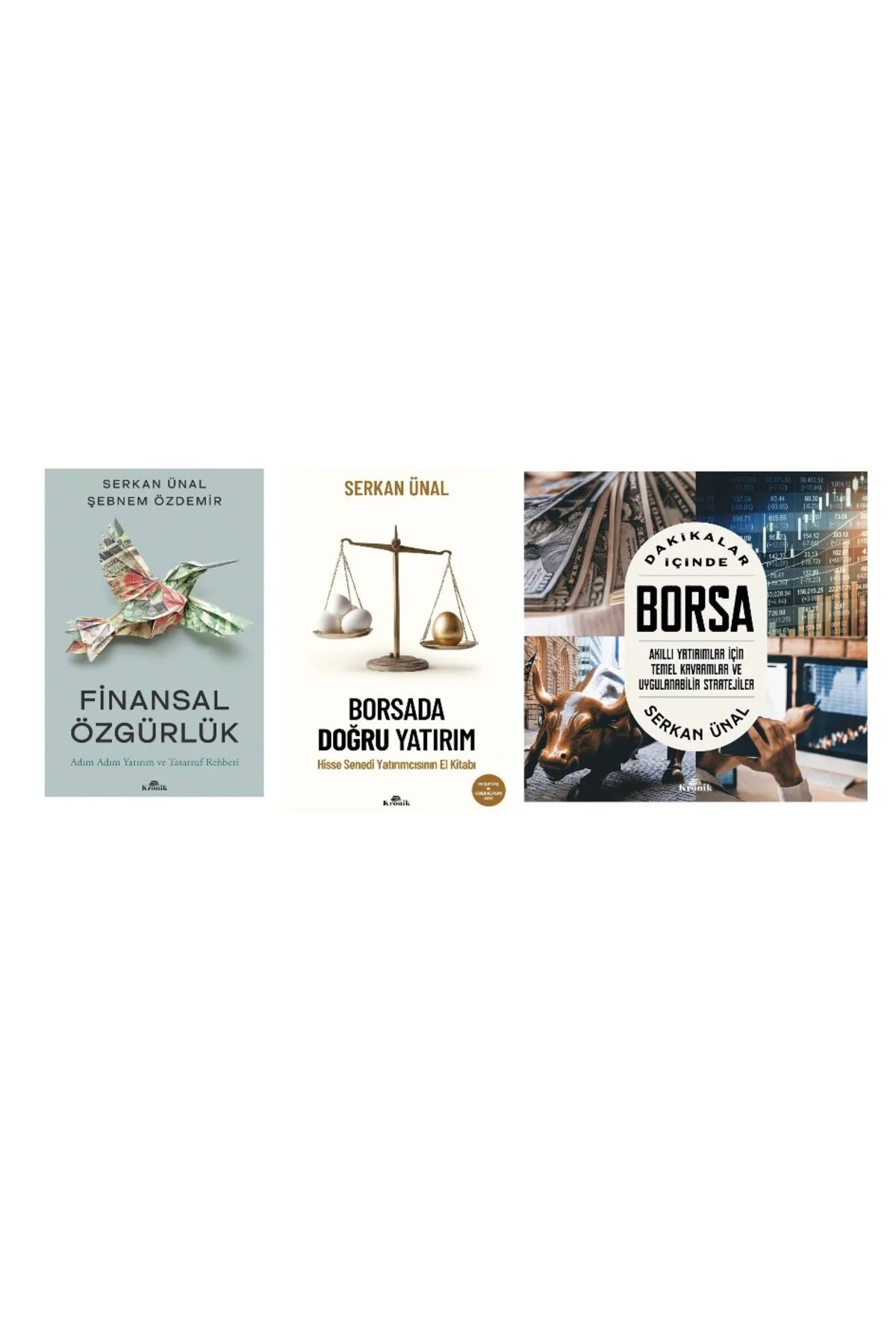 finansal ozgurluk + borsada dogru yatirim + dakikalar icinde borsa (3 kitap) Fiyatı, Yorumları ve Özellikleri