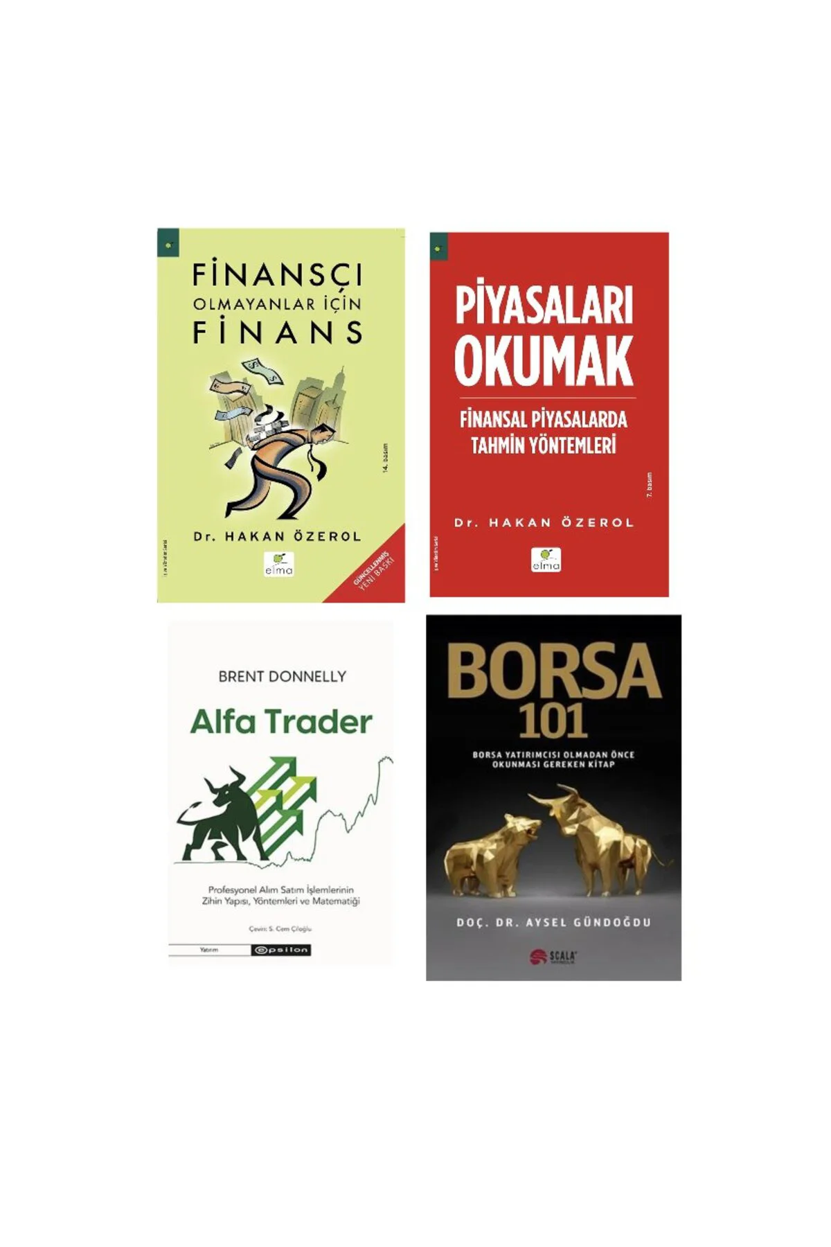 finansci olmayanlar icin finans + piyasalari okumak + alfa trader + borsa 101=4 set Fiyatı, Yorumları ve Özellikleri
