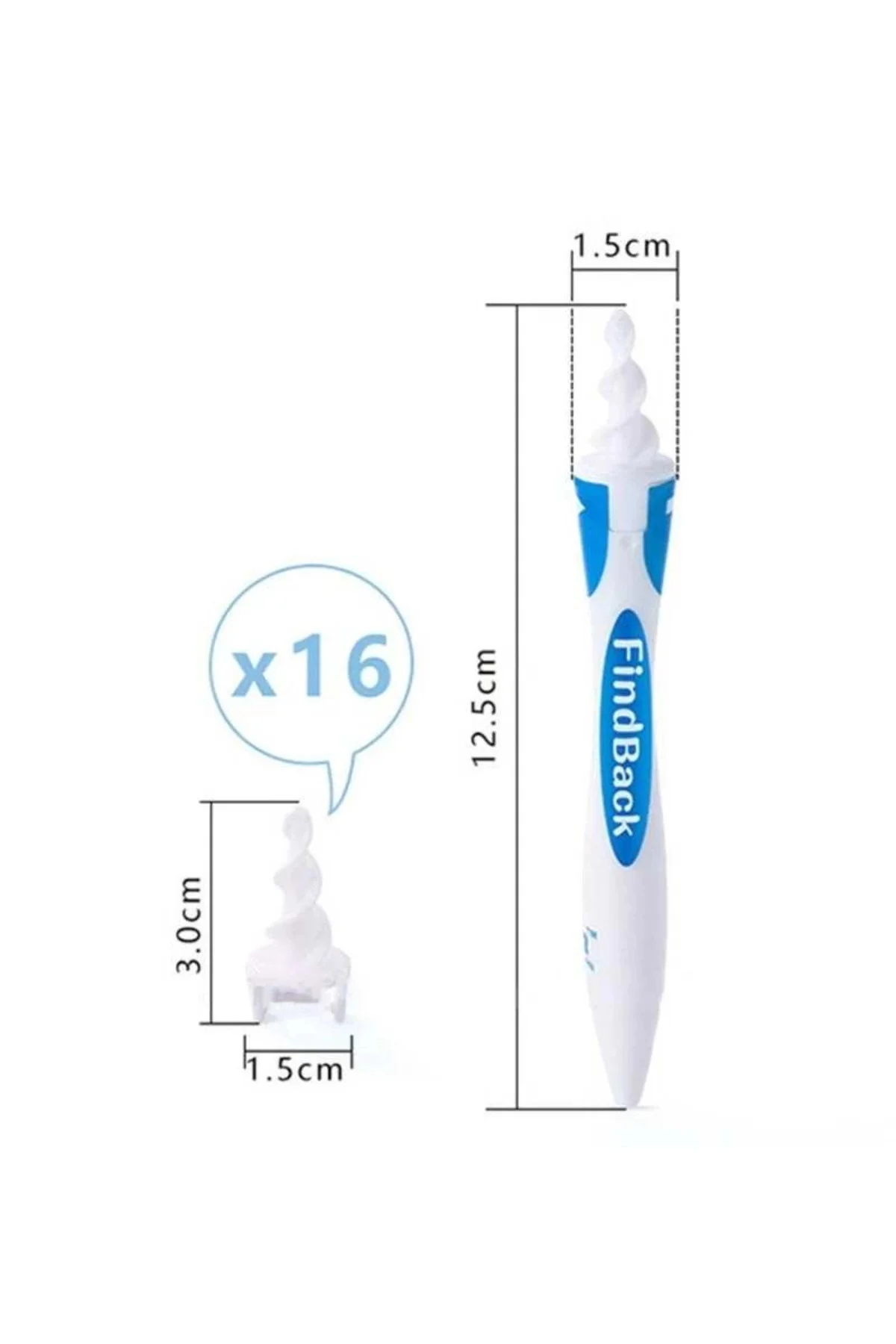 Find Back Pratik Kulak Temizleme Aparatı Silikon Kit Ear Claning Find Back Pratik Kulak Temizleme Aparatı Silikon Kit Ear Claning