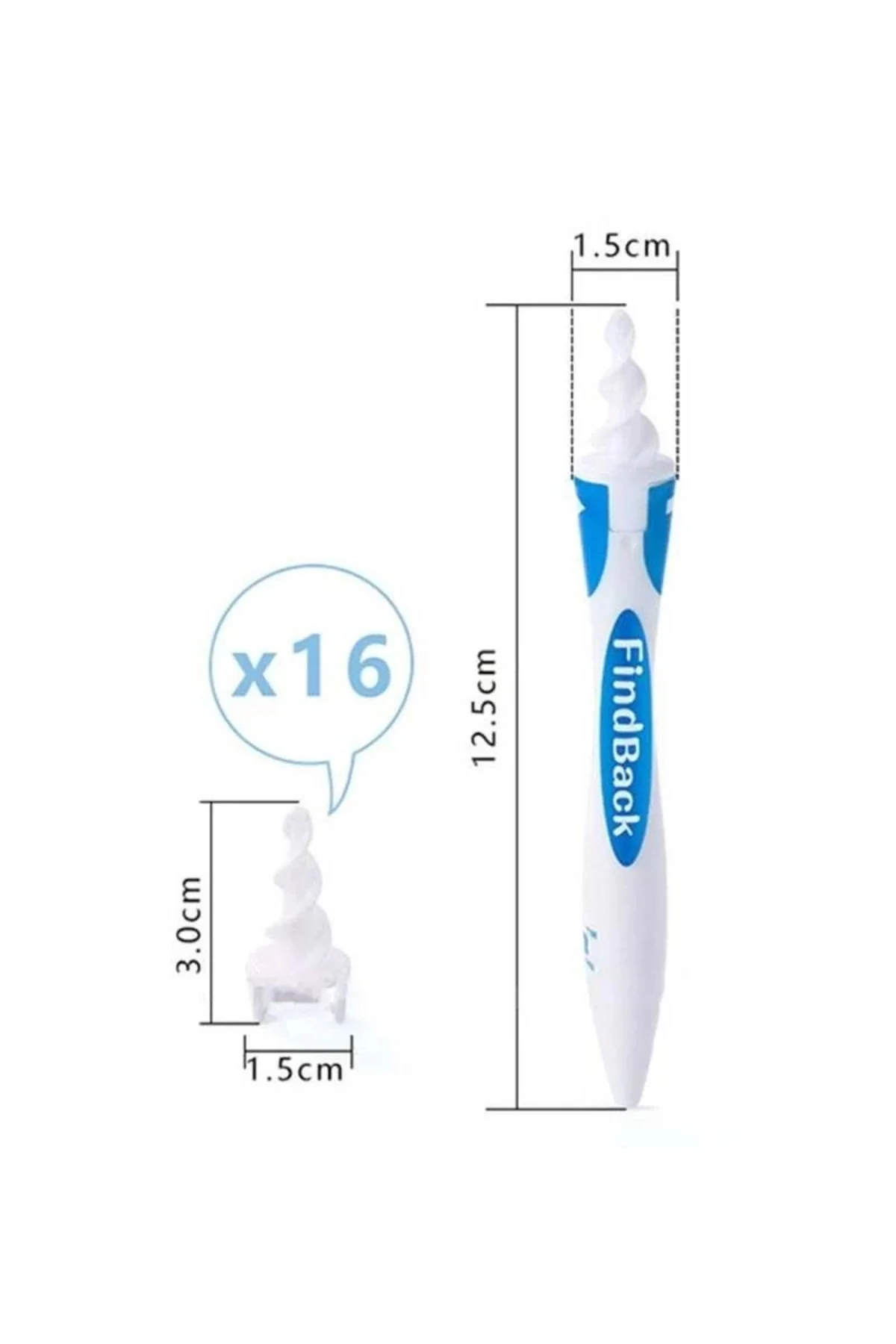 Find Back Pratik Kulak Temizleme Aparatı Silikon Kit Ear Claning