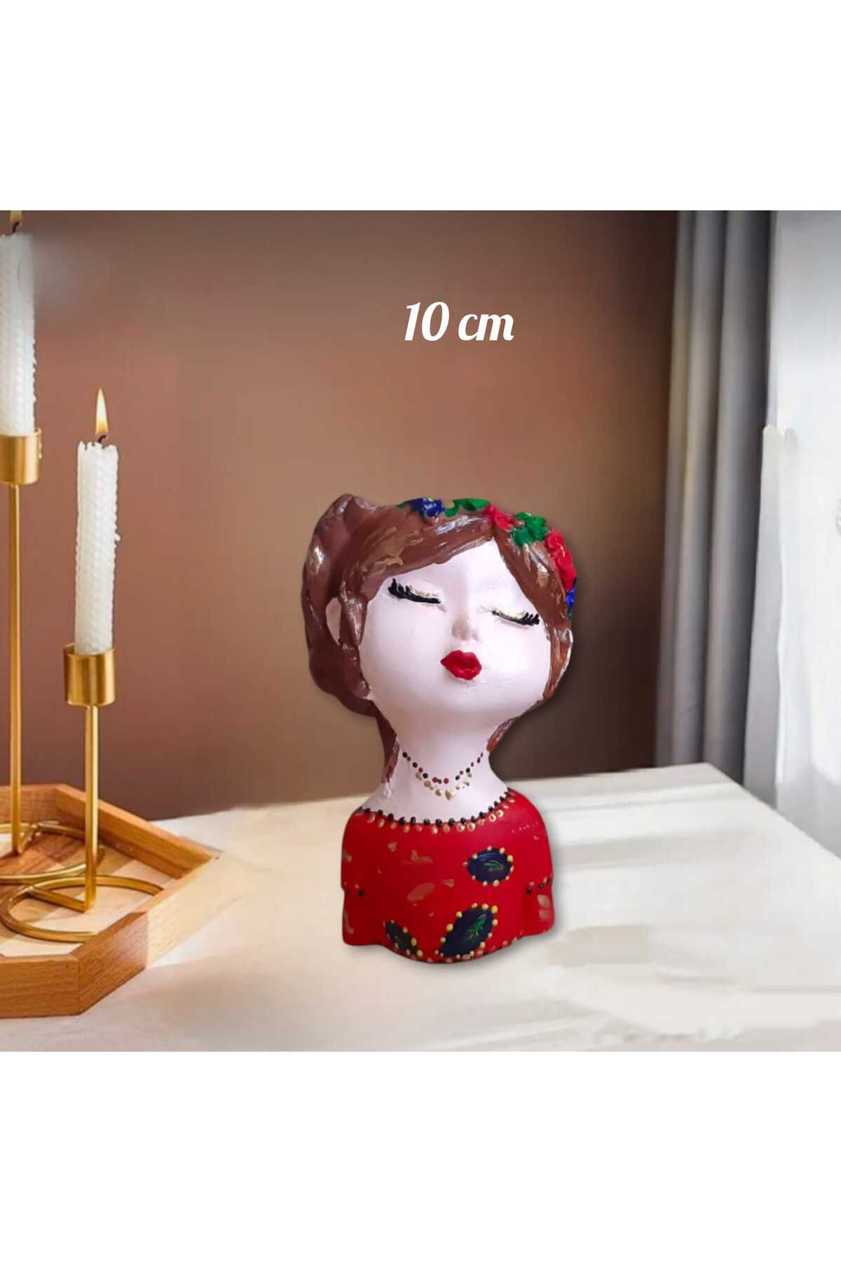 Fındık Bebek Beton Saksı & Mumluk ( Dekoratif)