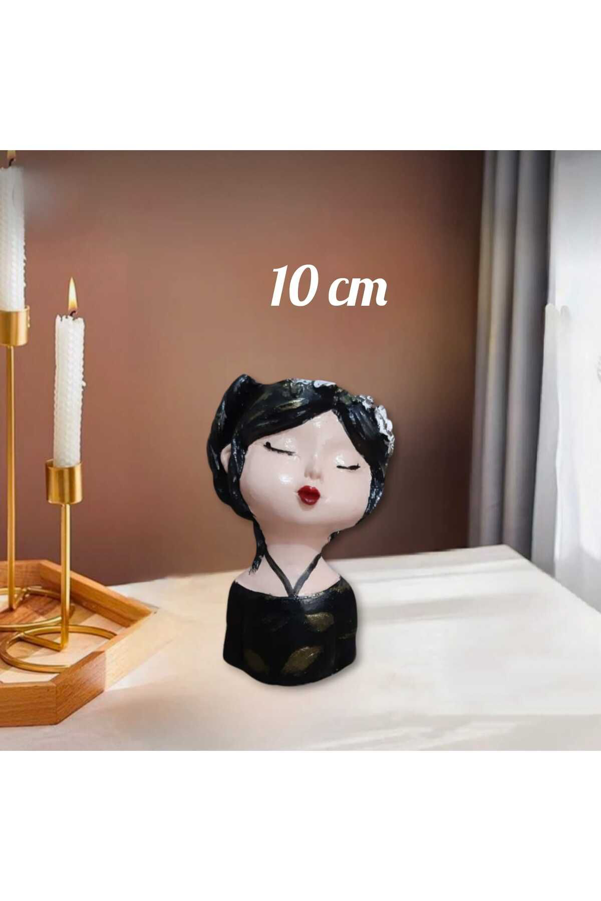 Dodemert Home Fındık Bebek Beton Saksı & Mumluk ( Dekoratif)