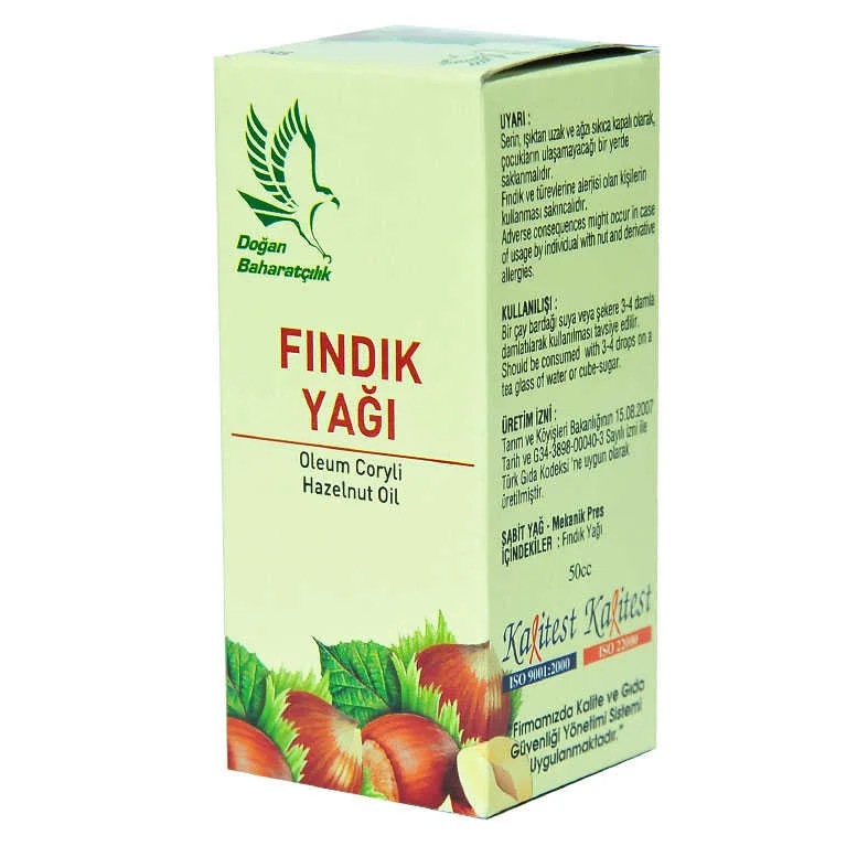 Fındık Yağı 50 cc - %100 Saf Doğal Fındık Yağı | Saç ve Cilt Bakımı Fiyatı, Yorumları ve Özellikleri