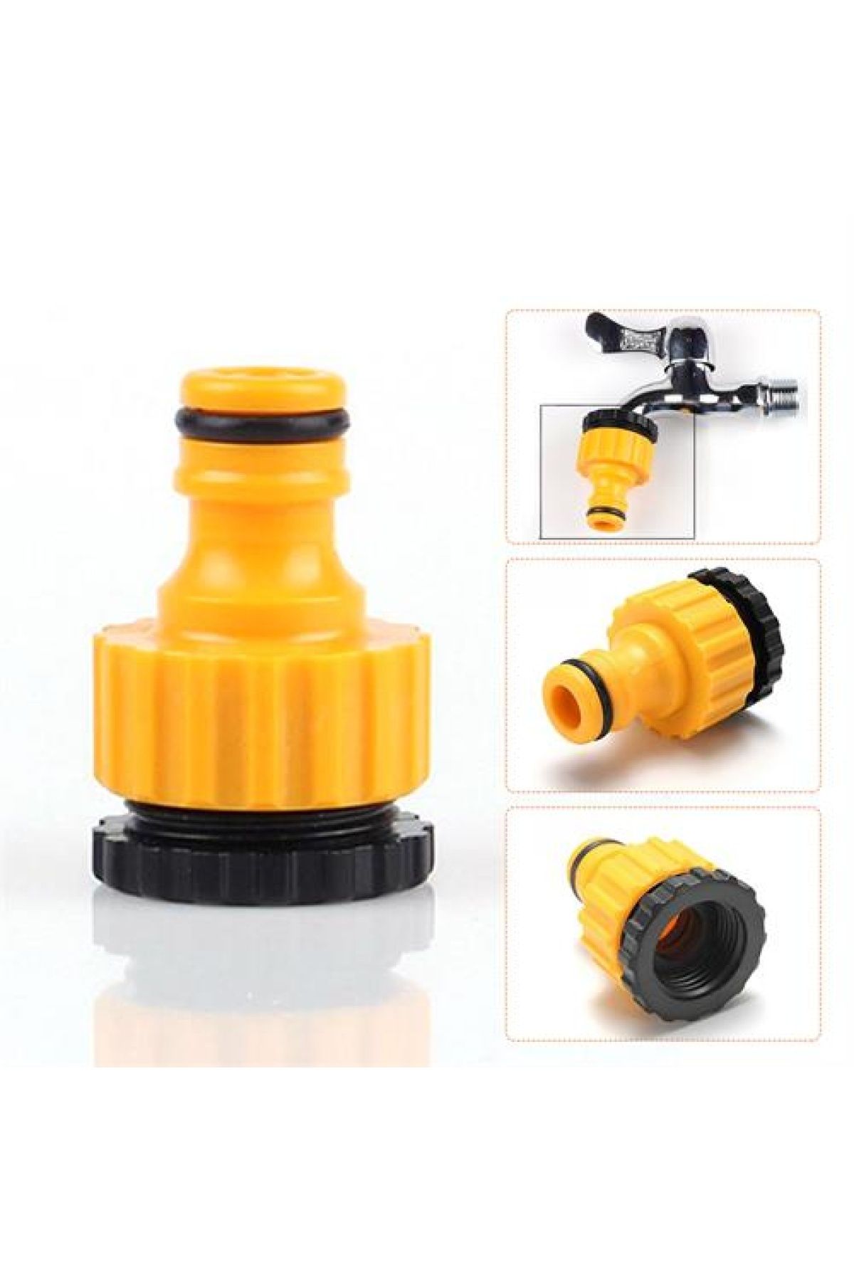 Transformacion Findit 1/2 Vidali Dişli Musluk Sonu Hortum Bağlanti Konnektörü 715993 (Findit)