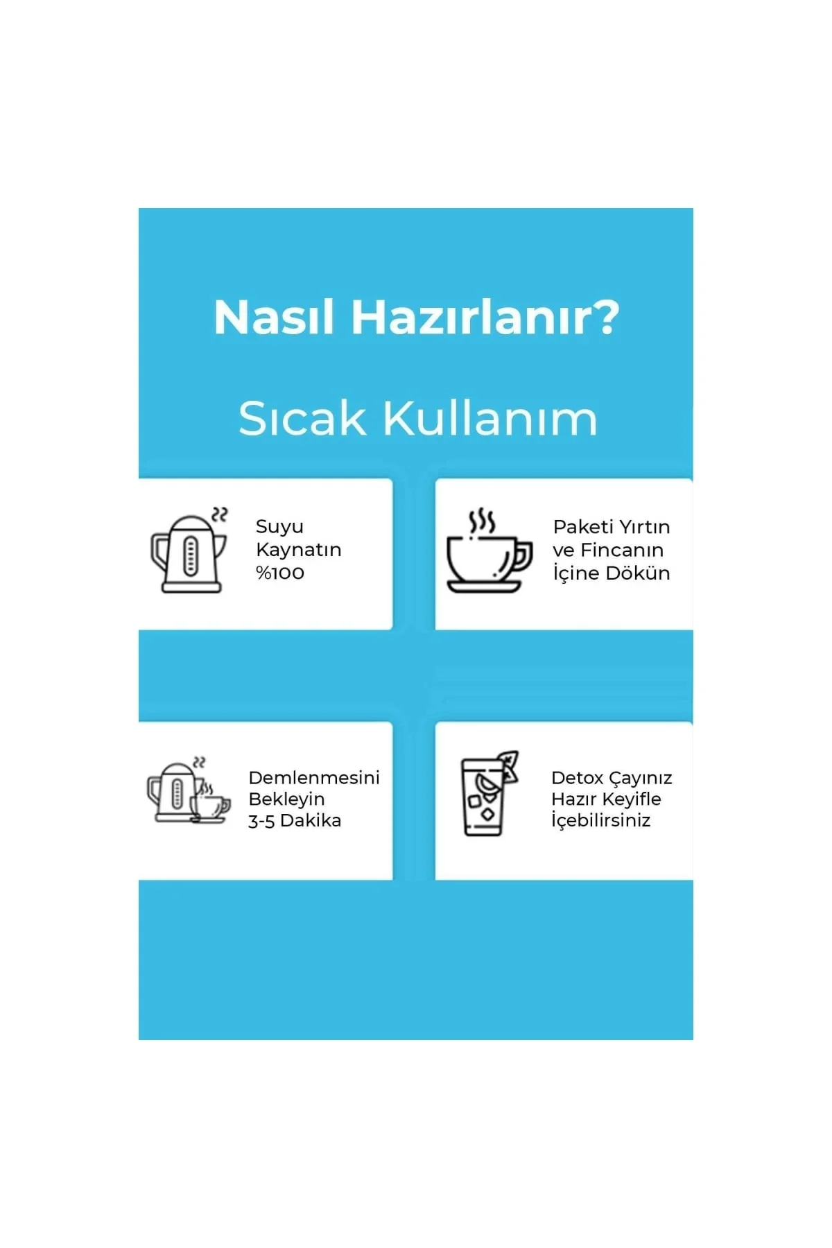 Findit Detoks Çayı Soğuk Ve Sıcak Içim Keyfi Detox 15 Gün