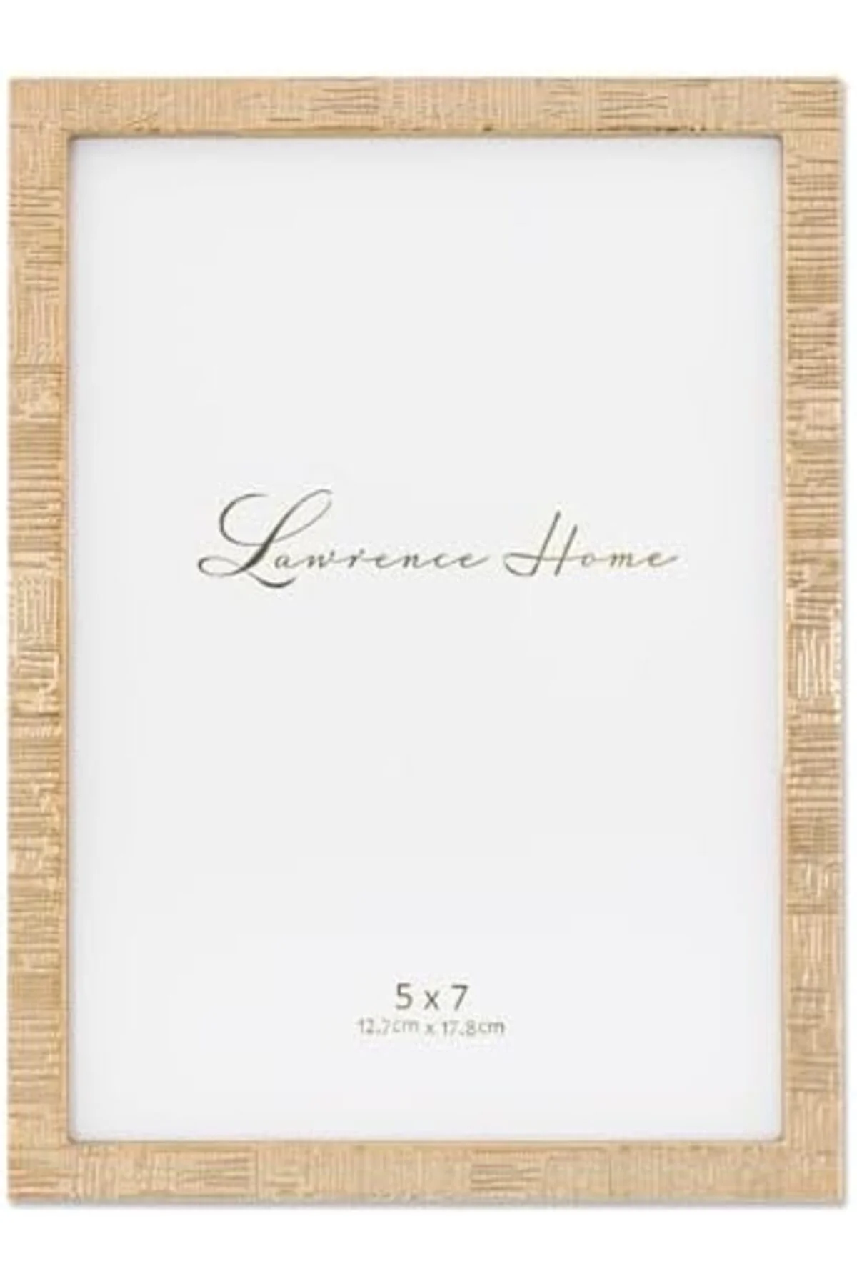 FineSell Frames Metal Desenli, 12,7 x 17,8 cm, Altın Rengi Resim 