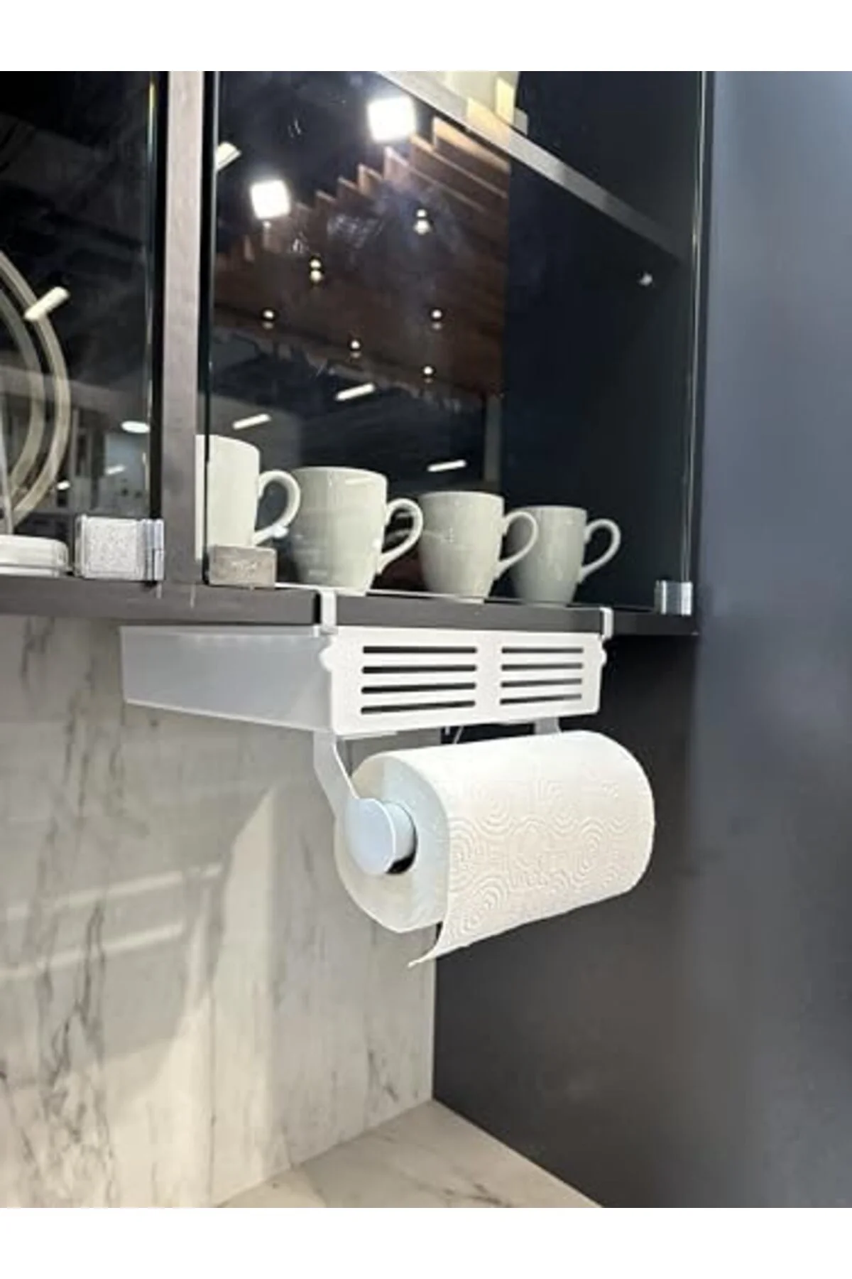 FineSell ME8501Rolf Mutfak Organizatör Rafı, Beyaz 1190610