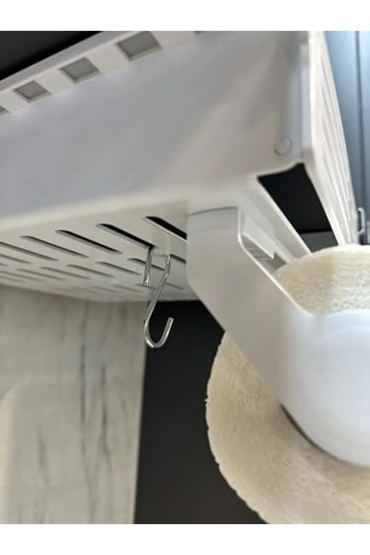 FineSell ME8501Rolf Mutfak Organizatör Rafı, Beyaz 1190610