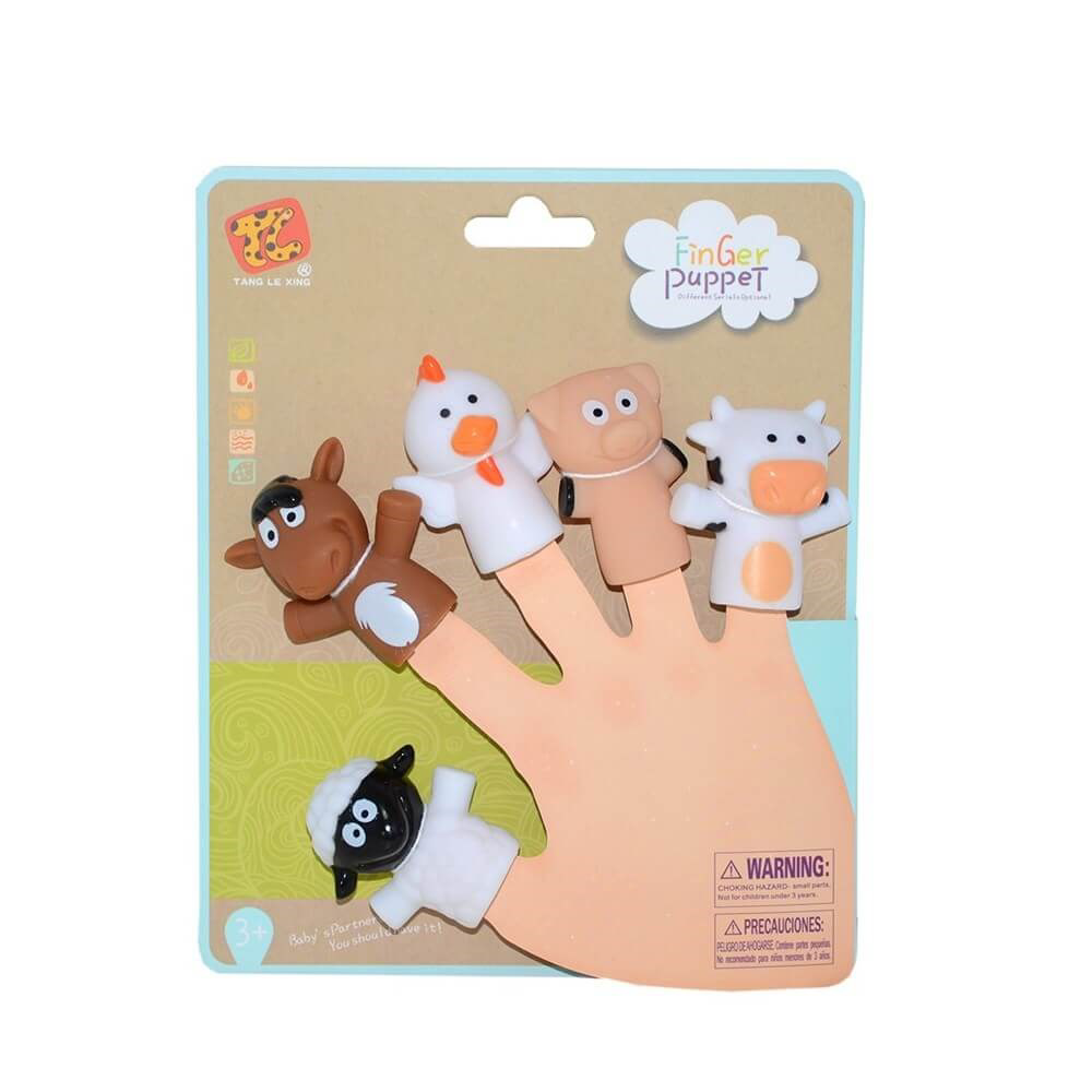 Finger Puppet Hayvan Figürlü Parmak Kuklası Finger Puppet Hayvan Figürlü Parmak Kuklası