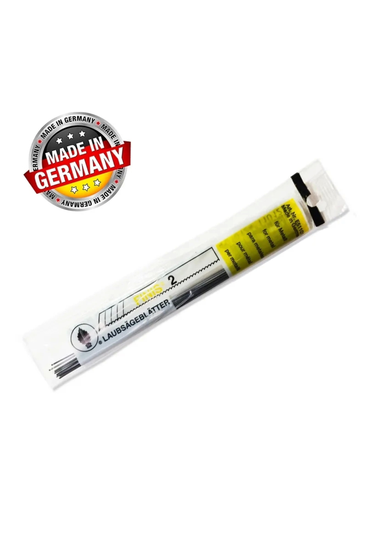 Vitrinix Finis Düz Hassas Metal Kıl Testere Ağzı No:1 - 144 Adet