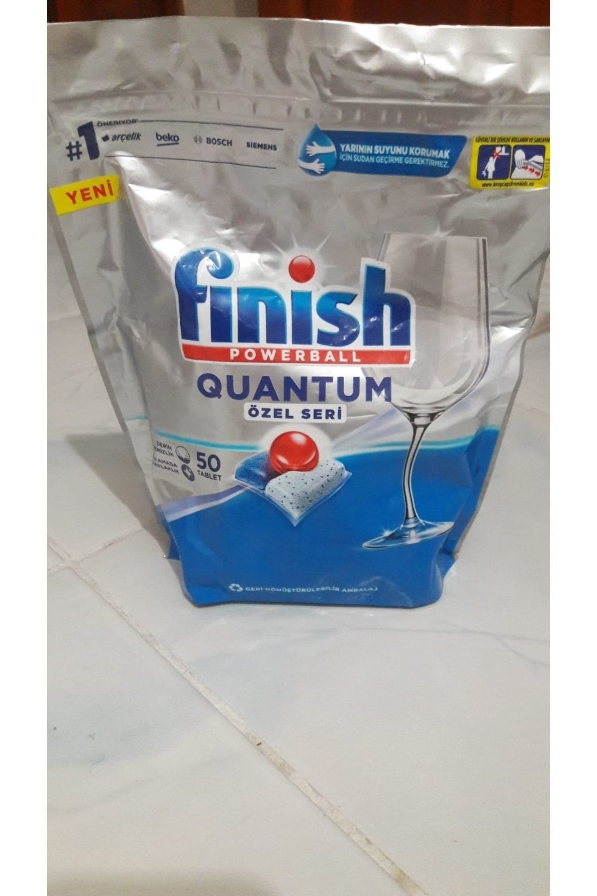 Finish Quantum Özel Seri Bulaşık Makinesi Kapsül Tableti 50'li