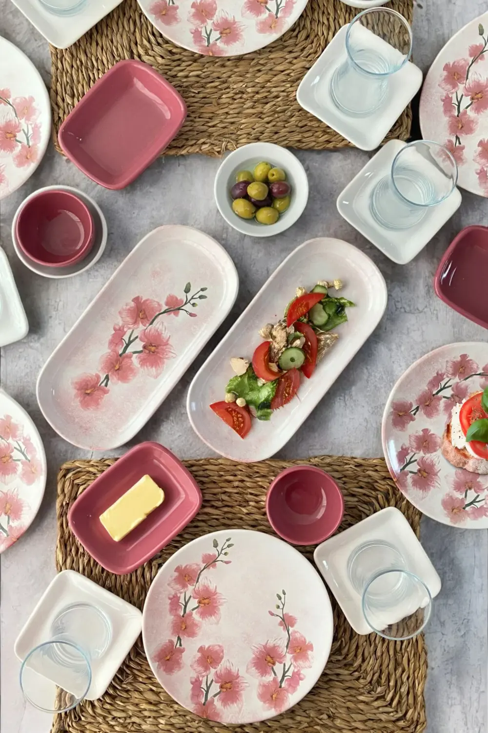 Keramika Fiore 29 Parça 6 Kişilik Kahvaltı Takımı