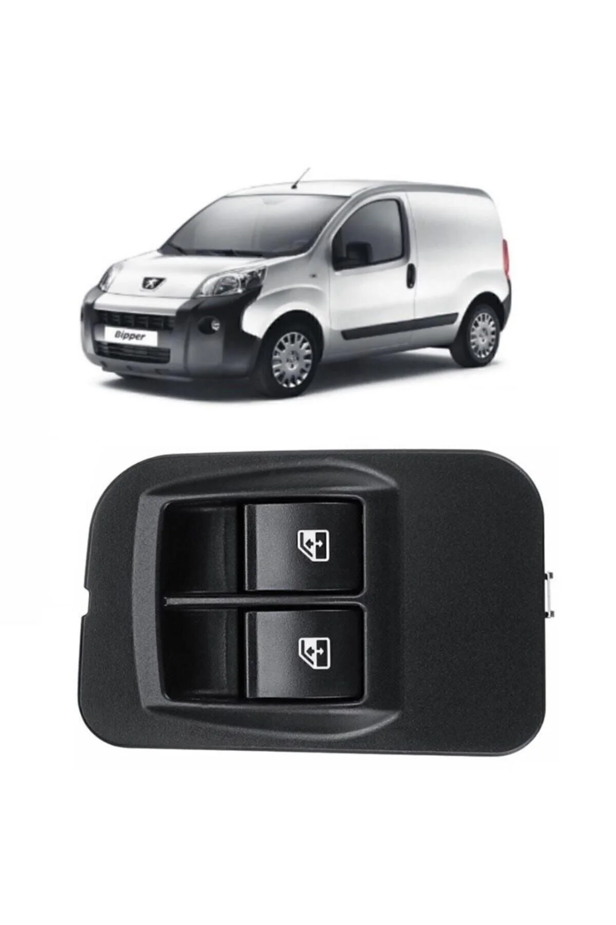 Fiorino - Bipper - Nemo Çiftli Cam Düğmesi Çerçeveli 2007-2020
