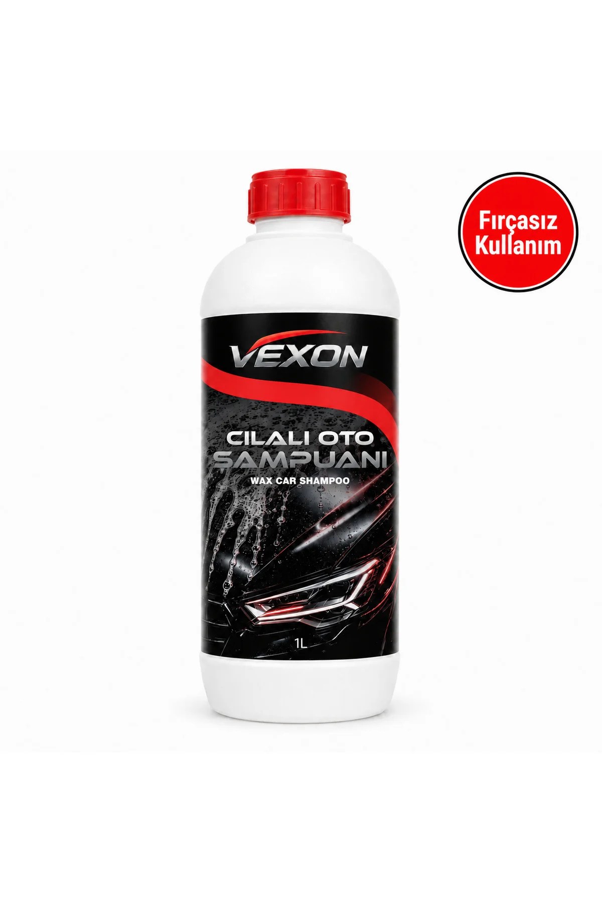 Fırçasız Oto Şampuanı 1 L – 1/60 Konsantre Güçlü Köpüklü Araç Yıkama Şampuanı