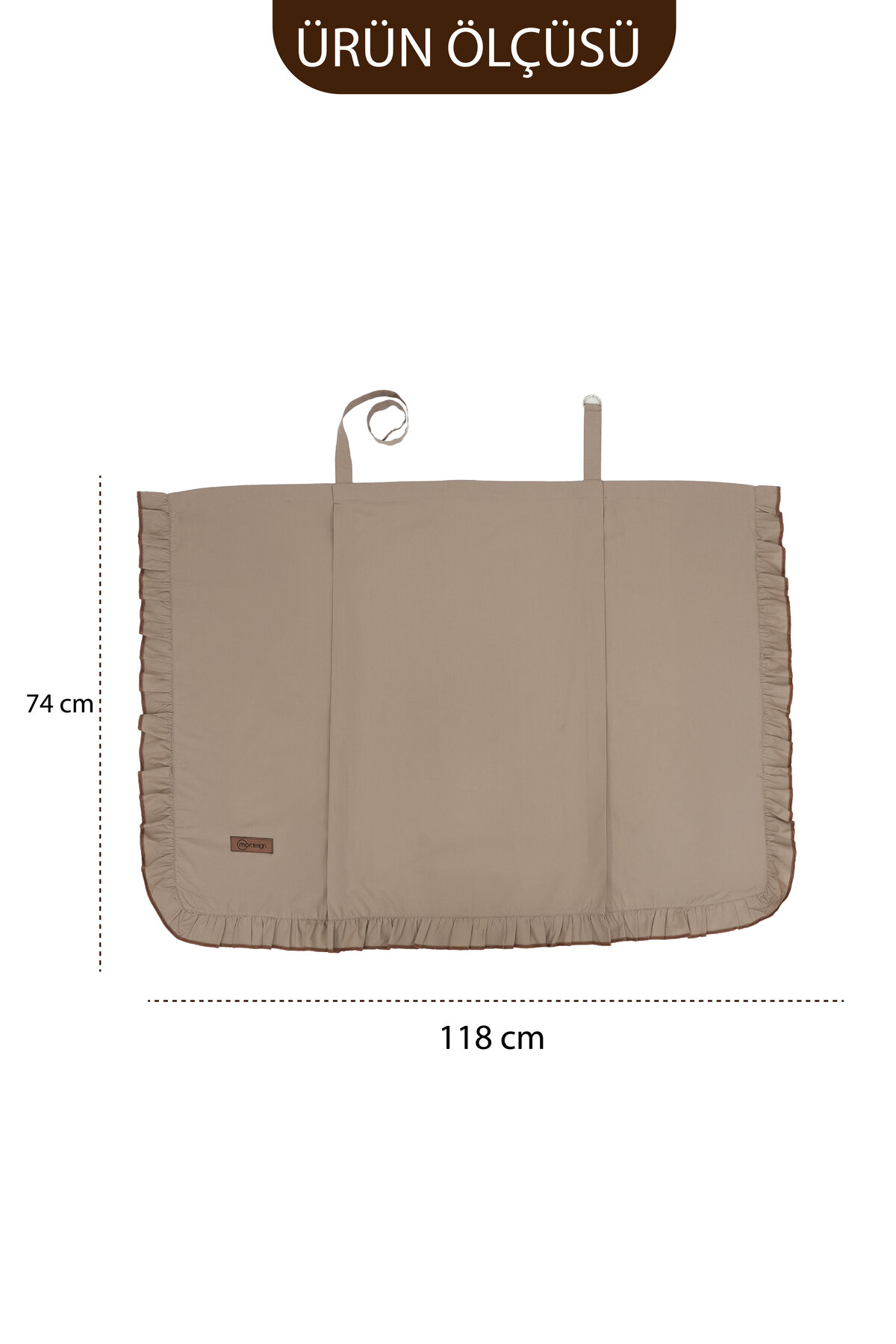 Mordesign Fırfırlı Bebek Emzirme Örtüsü;Puset,Bebek Arabası Örtüsü, Emzirme
