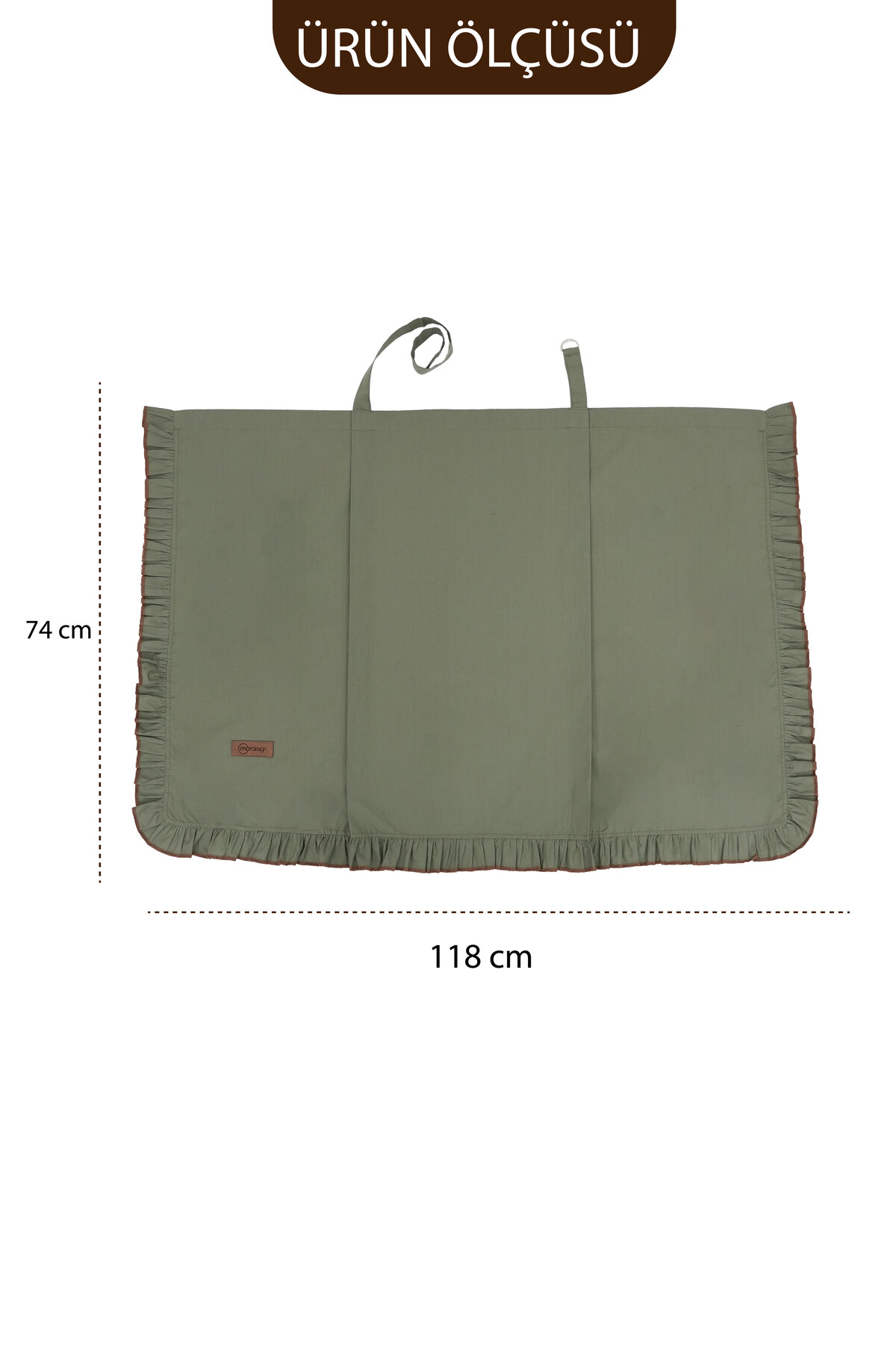 Mordesign Fırfırlı Bebek Emzirme Örtüsü;Puset,Bebek Arabası Örtüsü, Emzirme