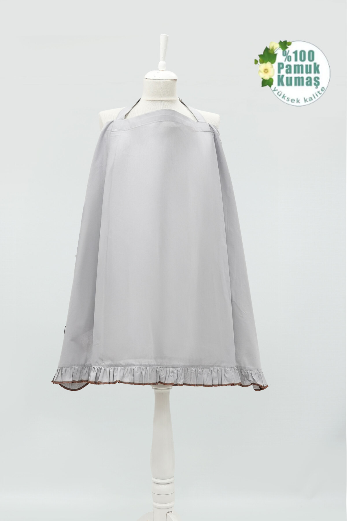 Mordesign Fırfırlı Bebek Emzirme Örtüsü;Puset,Bebek Arabası Örtüsü, Emzirme