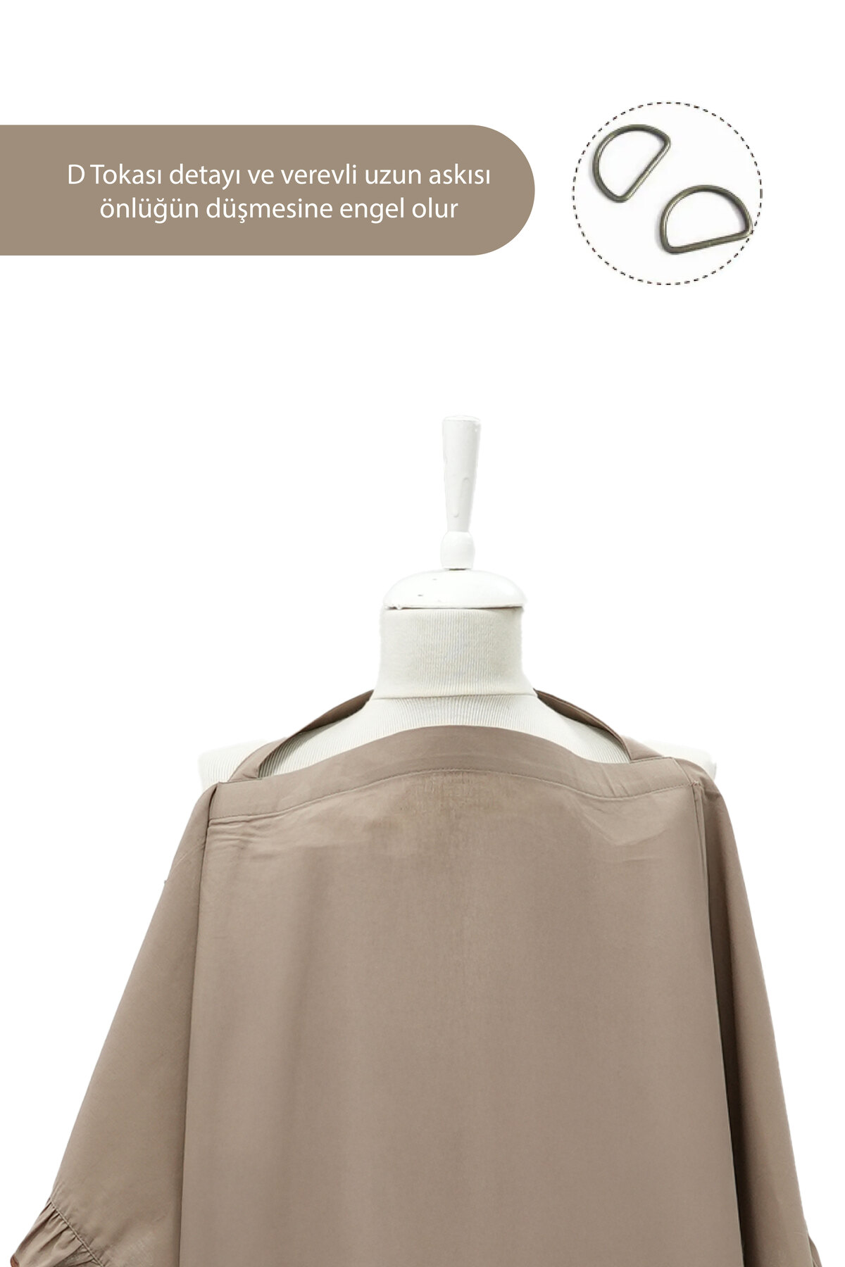 Mordesign Fırfırlı Bebek Emzirme Örtüsü;Puset,Bebek Arabası Örtüsü, Emzirme