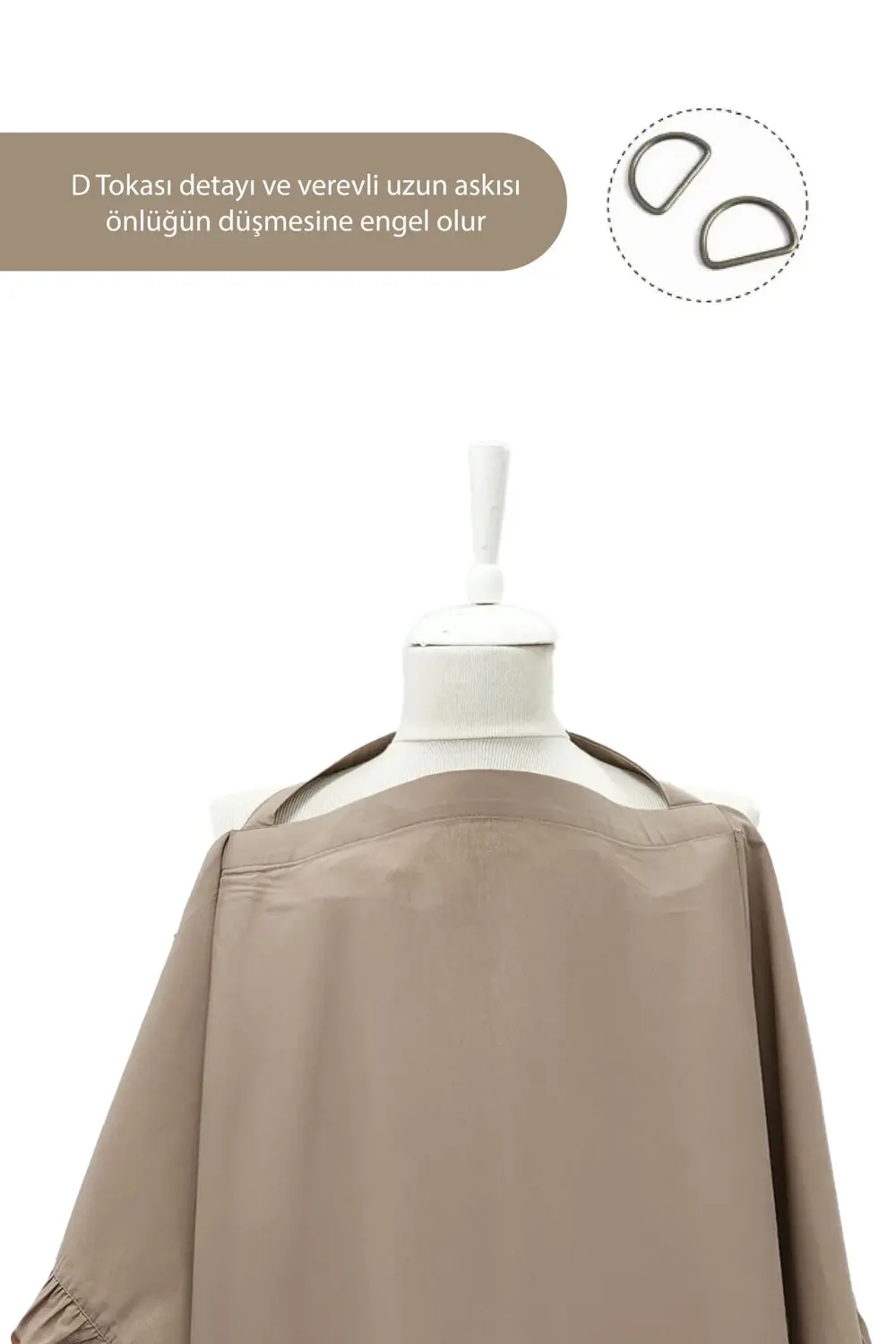 Mordesign Fırfırlı Bebek Emzirme Örtüsü;Puset,Bebek Arabası Örtüsü, Emzirme