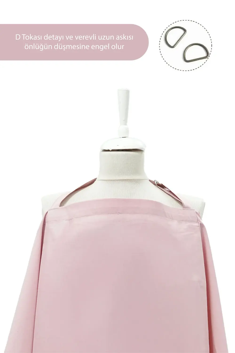 Mordesign Fırfırlı Bebek Emzirme Örtüsü;Puset,Bebek Arabası Örtüsü, Emzirme