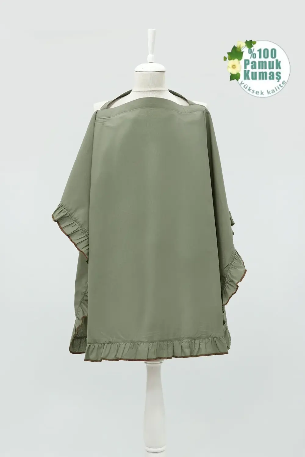 Fırfırlı Bebek Emzirme Örtüsü;puset,bebek Arabası Örtüsü, Emzirme