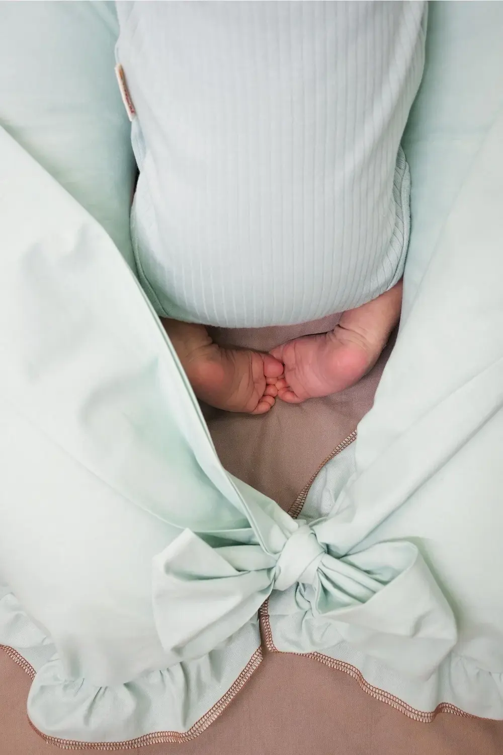 Mordesign Fırfırlı Emzirme Yastığı, Bebek Destek Minderi, Hamile Yastığı, P