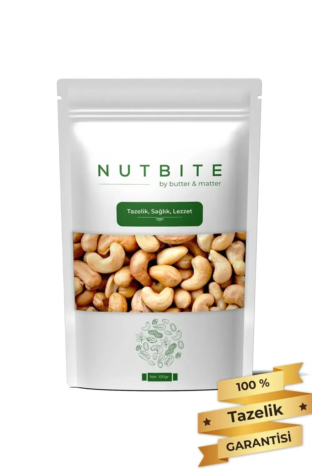 Fırınlanmış Kaju 100gr - Yağsız Kavrulmuş - Taptaze Yeni Mahsül -