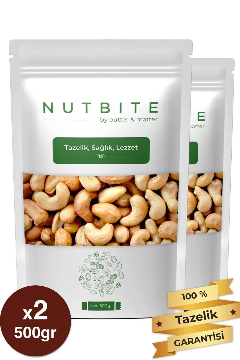 Fırınlanmış Kaju 1kg - Yağsız Kavrulmuş - Taptaze Yeni Mahsül - H