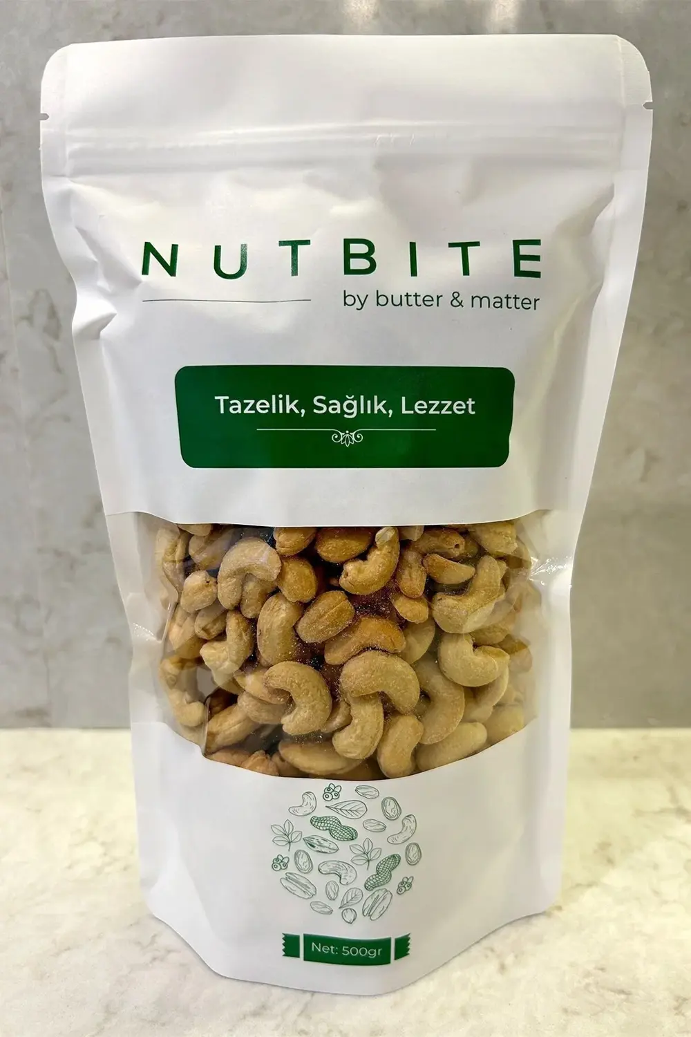 Fırınlanmış Kaju 500gr - Yağsız Kavrulmuş - Taptaze Yeni Mahsül -