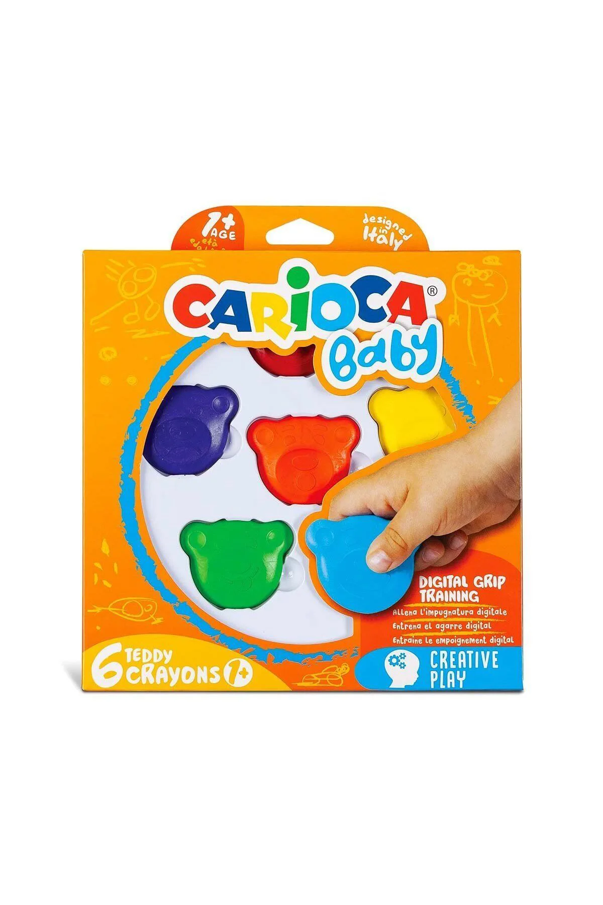 Fırsat Byr Teddy Crayons 6'Lı Yeni
