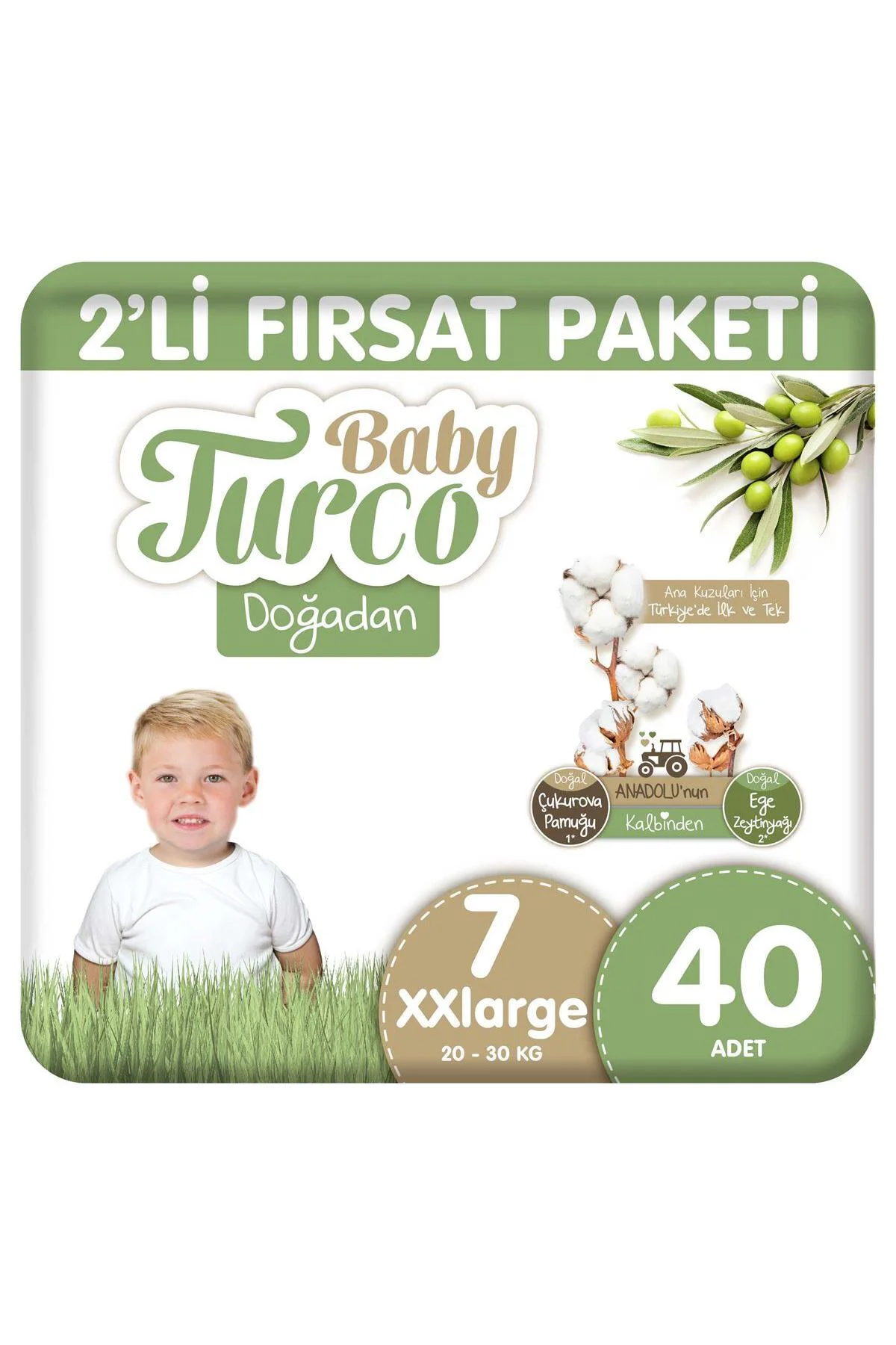 Fırsat Paketi Bebek Bezi 7 Numara Xxlarge 40 Adet